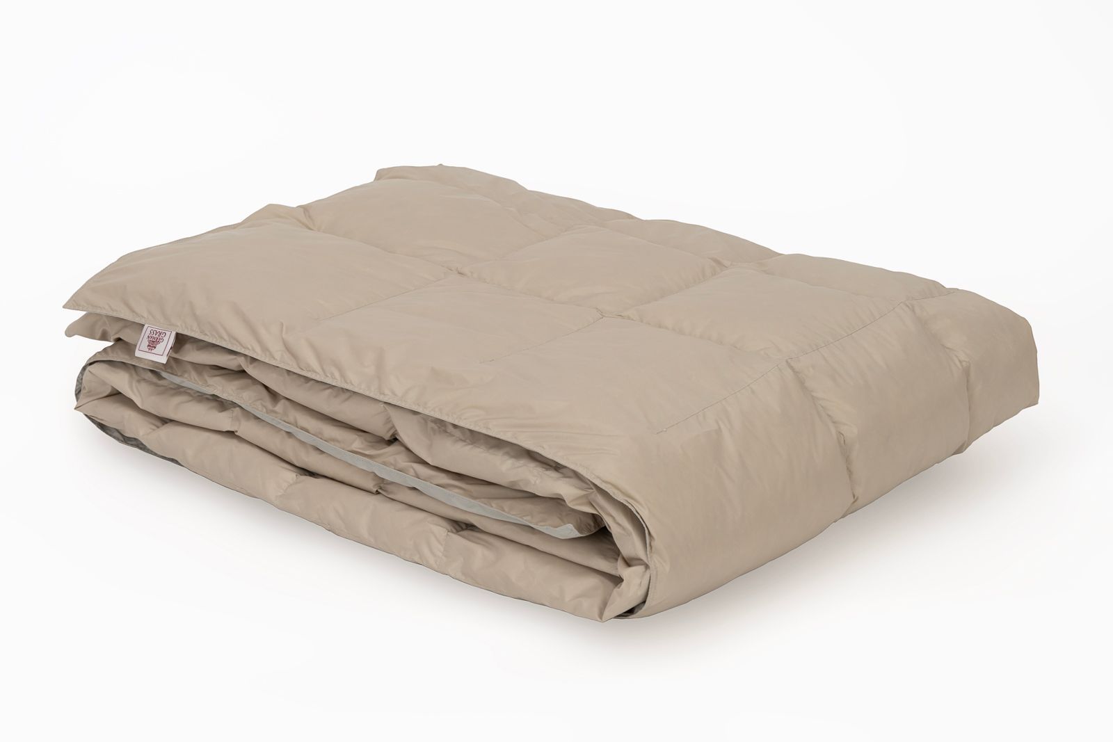 Дорожный плед - одеяло пуховый Travel Plaid Grass grey-beige 140x200 вид 6