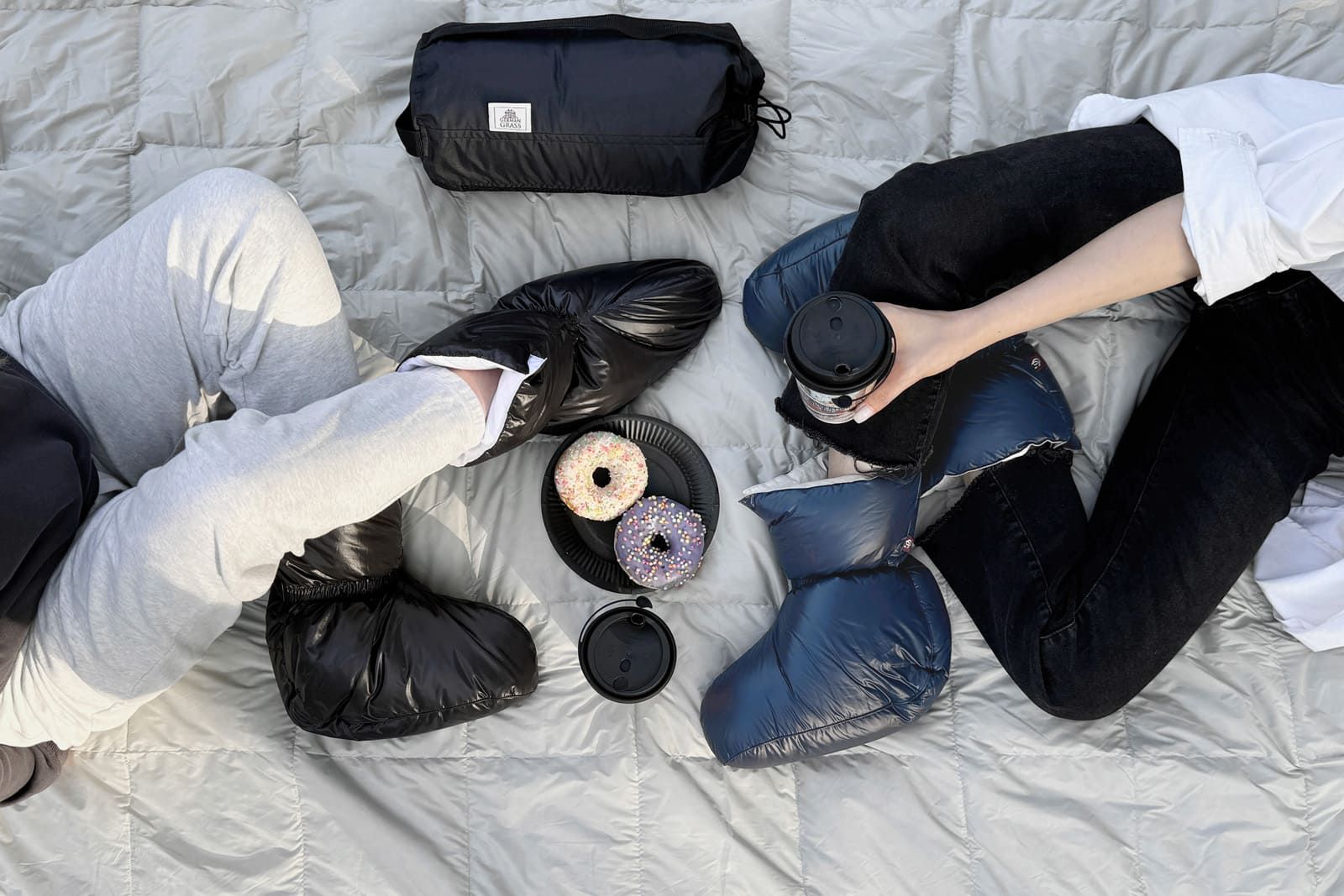 Сапожки-носочки пуховые Comfort Socks Travel Grass Indigo 36-39 р. вид 4