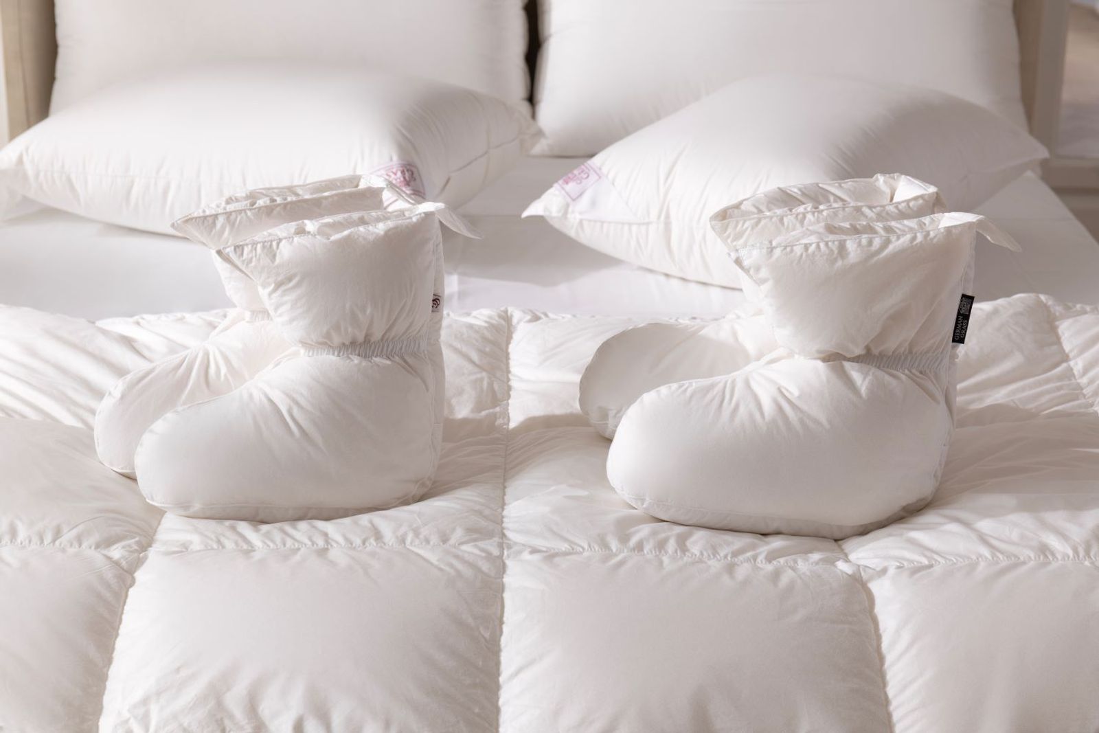 Сапожки-носочки пуховые Comfort Socks Home Grass White 40-45 р. вид 2