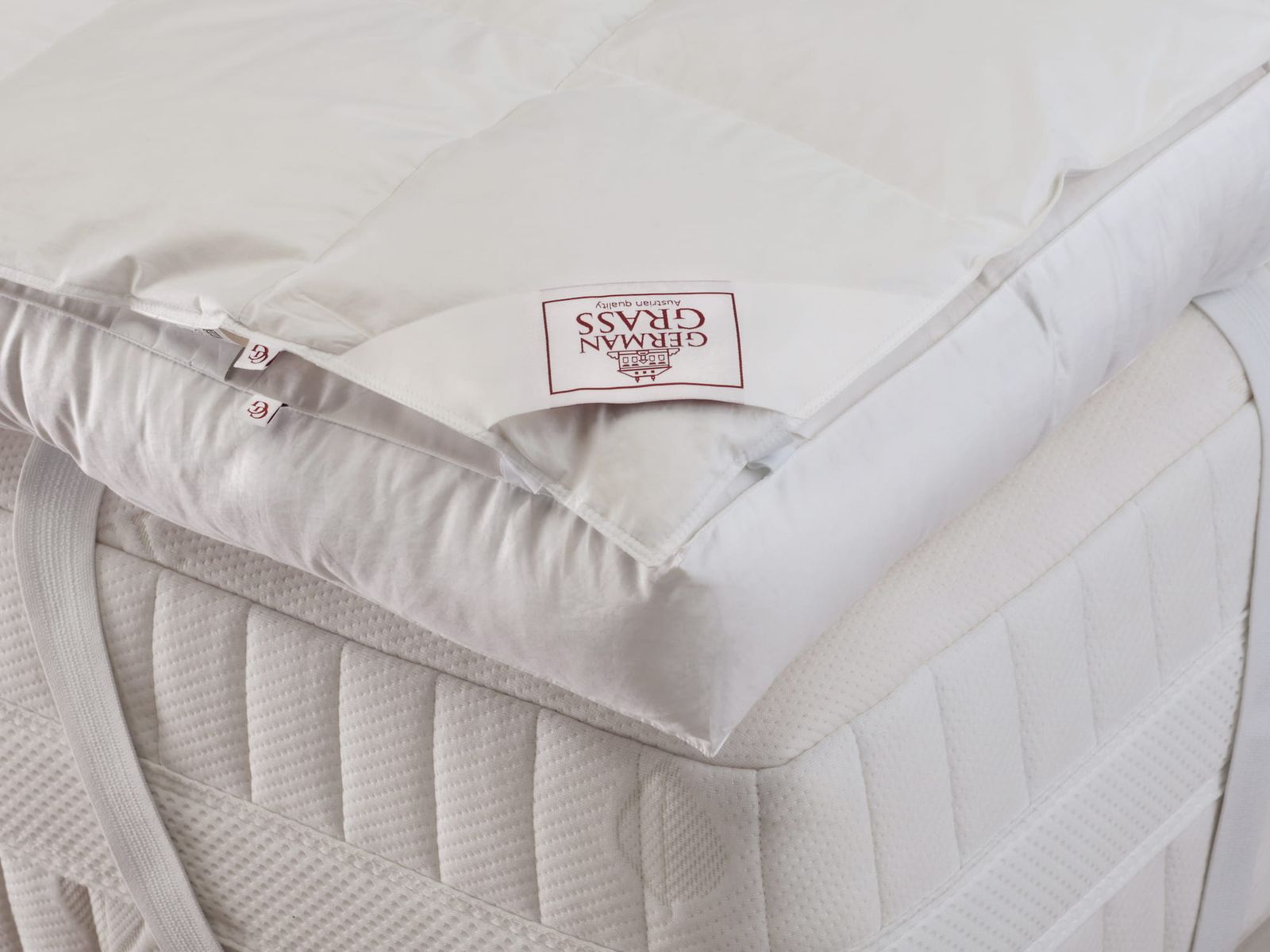 Комплект пуховый топпер-перина DOUBLE COMFORT GRASS 90х200 вид 5