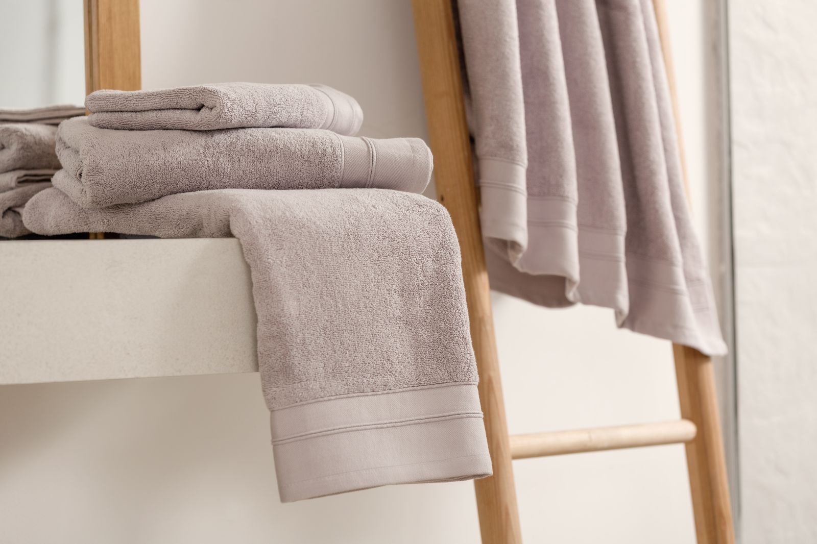 Комплект полотенец махровых Pearl Balance Grass 40х70,70х140 (2шт) вид 2