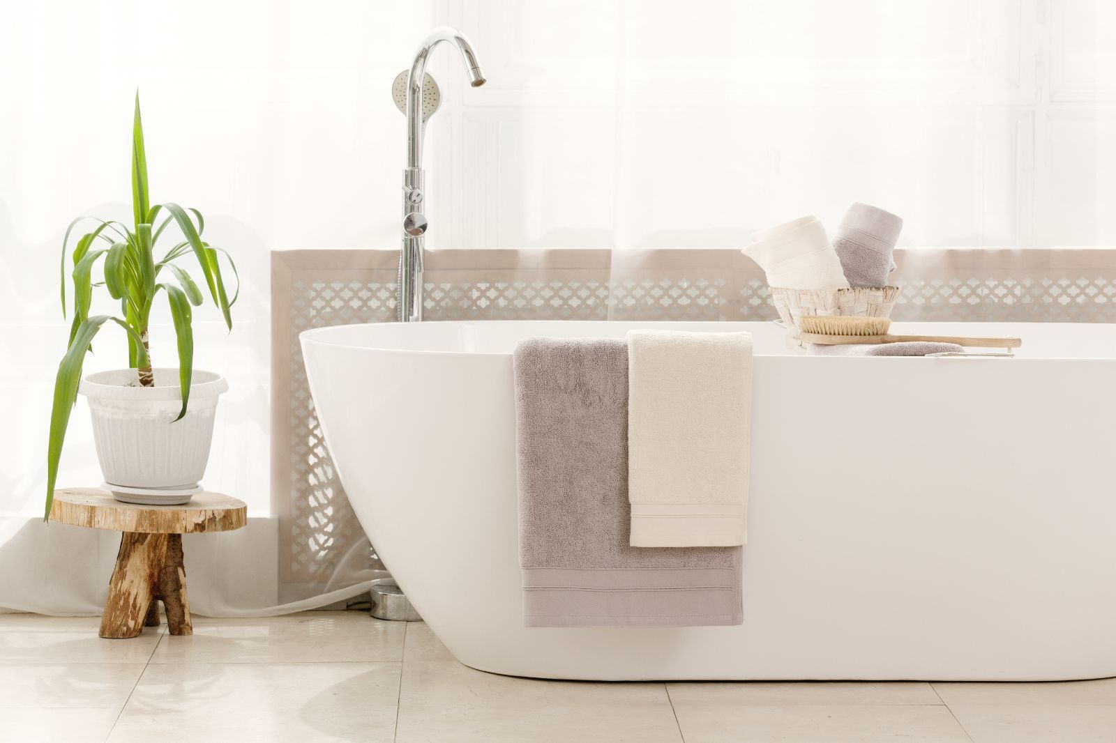 Комплект полотенец махровых Pearl Balance Grass 40х70,70х140 (2шт) вид 3