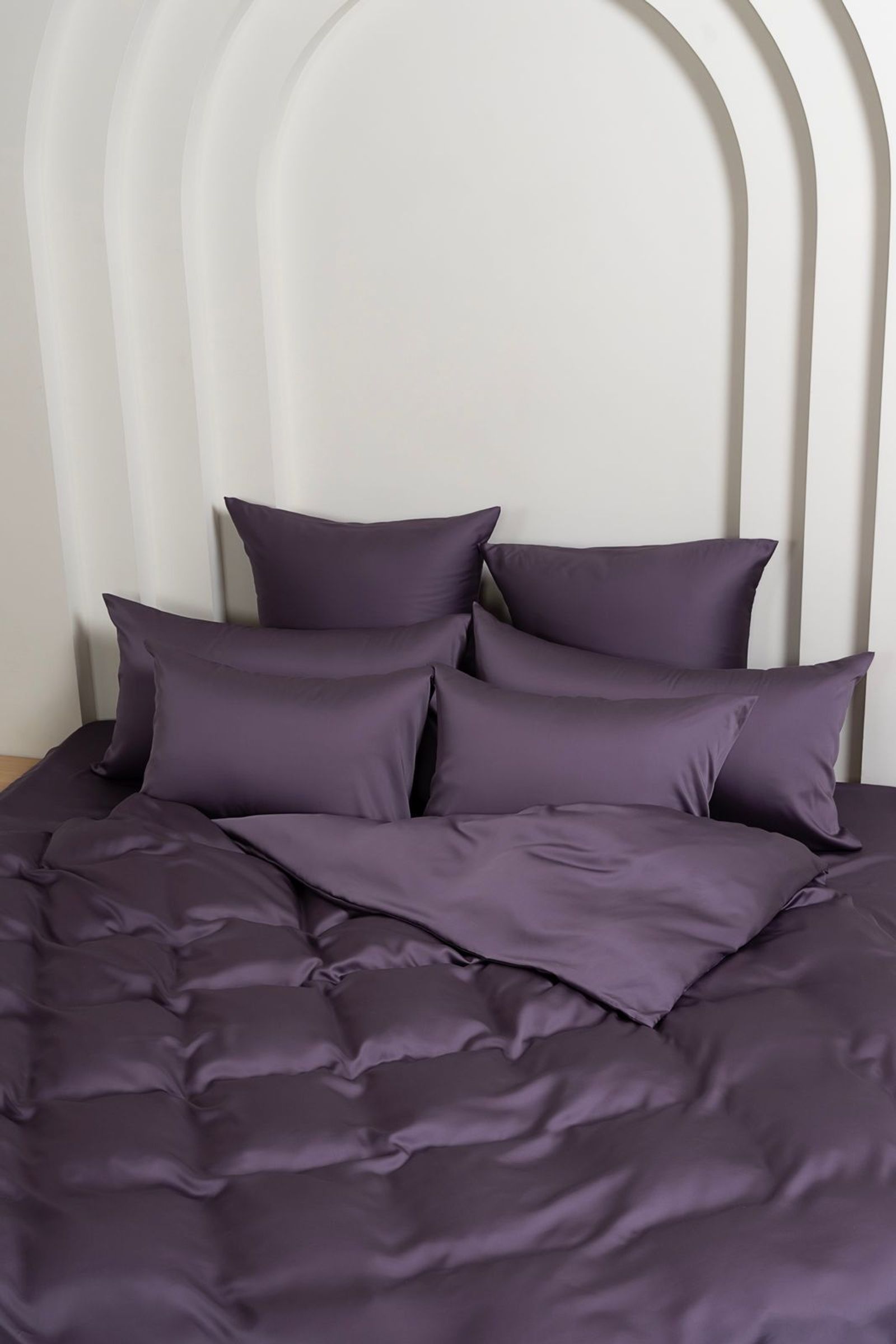 Постельное белье Violet Brilliant Grass Евро простыня на резинке вид 4