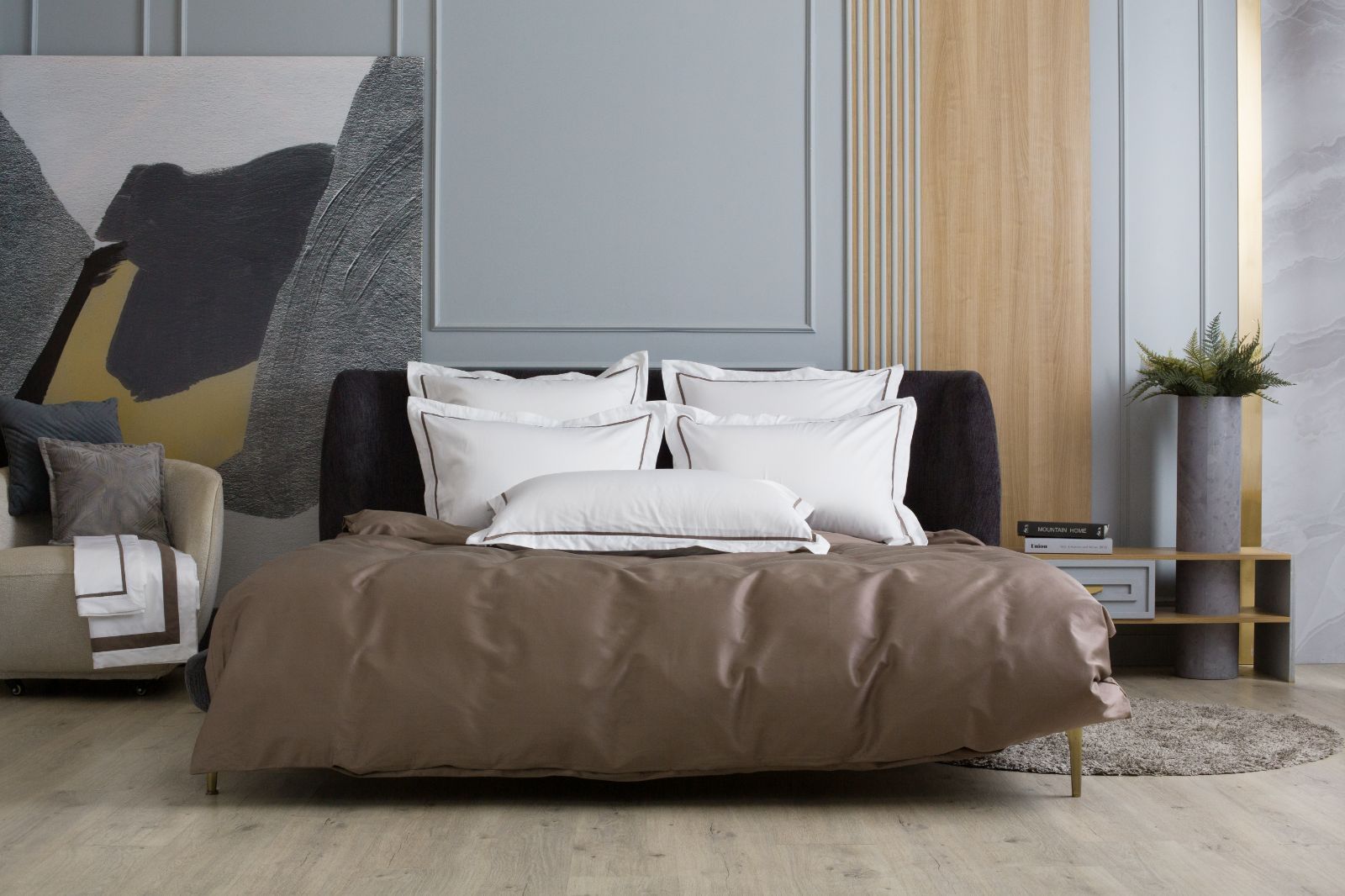 Наволочки с узкой отделкой Alpine Brownie Allure Grass 50х70 (2шт)