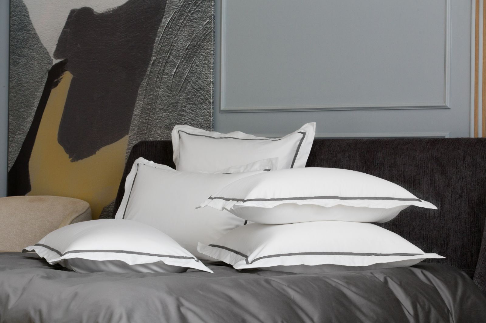 Наволочки с узкой отделкой Alpine Graphite Allure Grass 50х70 (2шт) вид 4