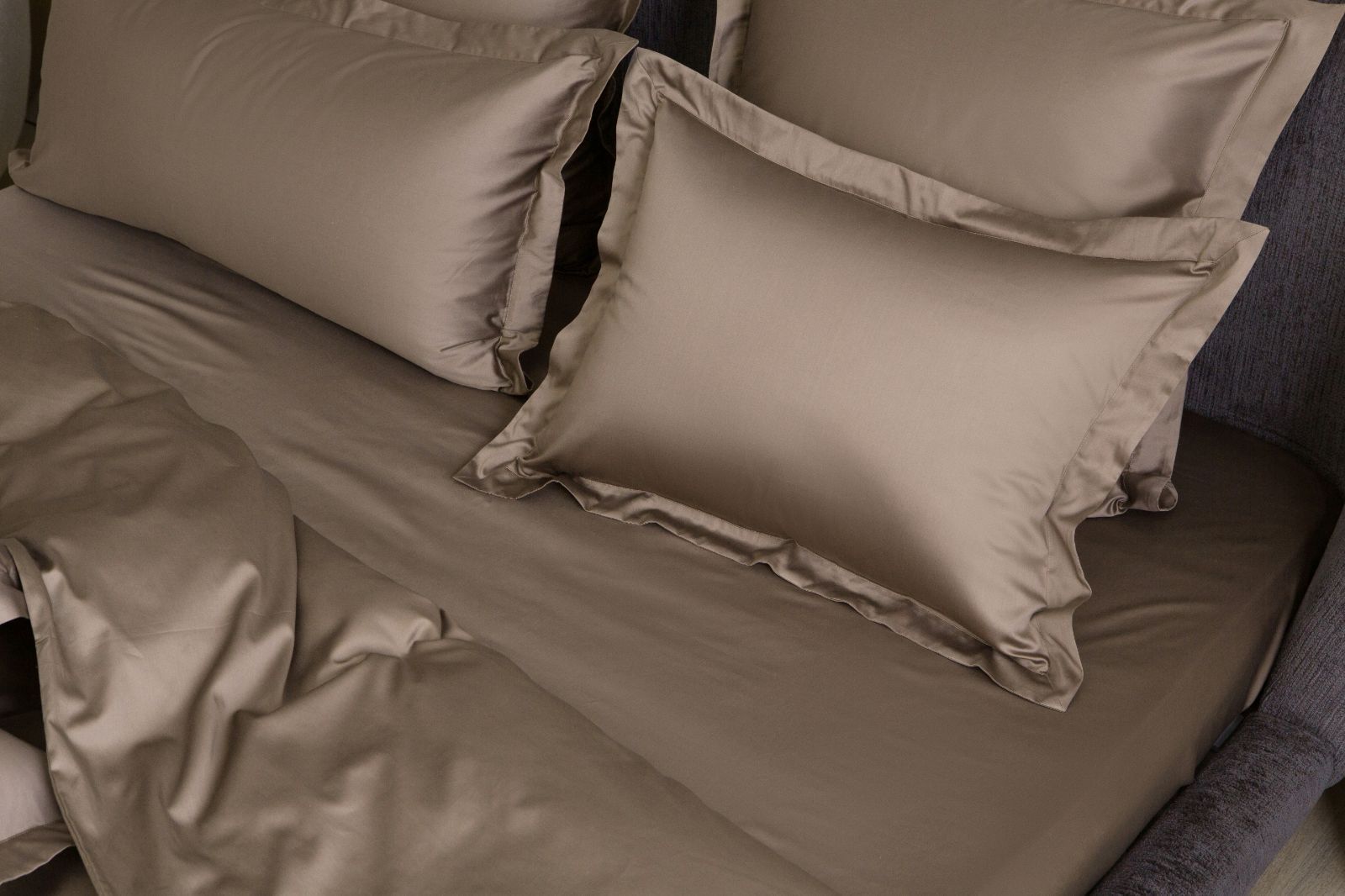 Простыня на резинке Brownie Allure Grass 140х200x40 вид 6