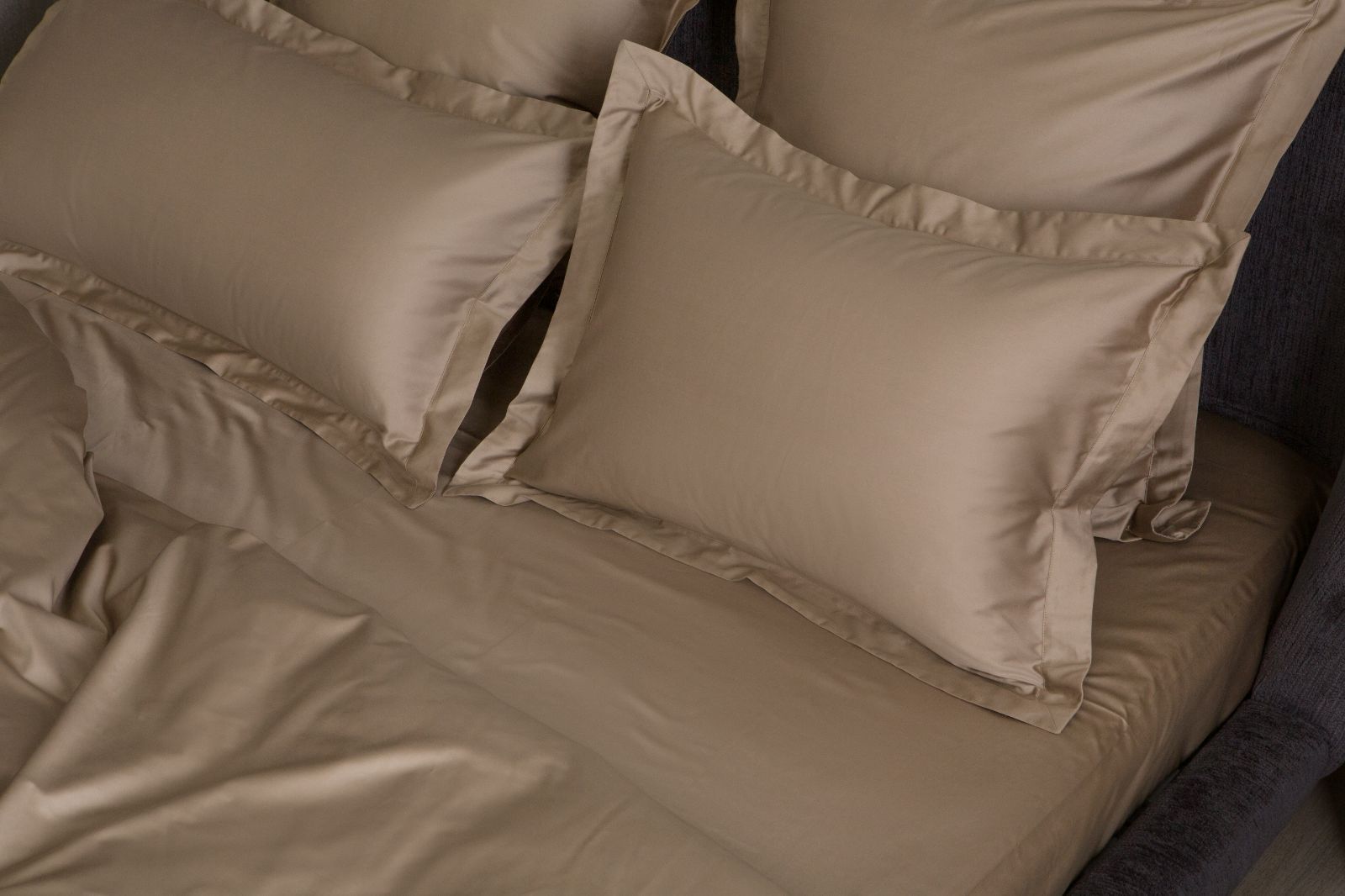 Простыня Caramel Beige Allure Grass 240х260 вид 5