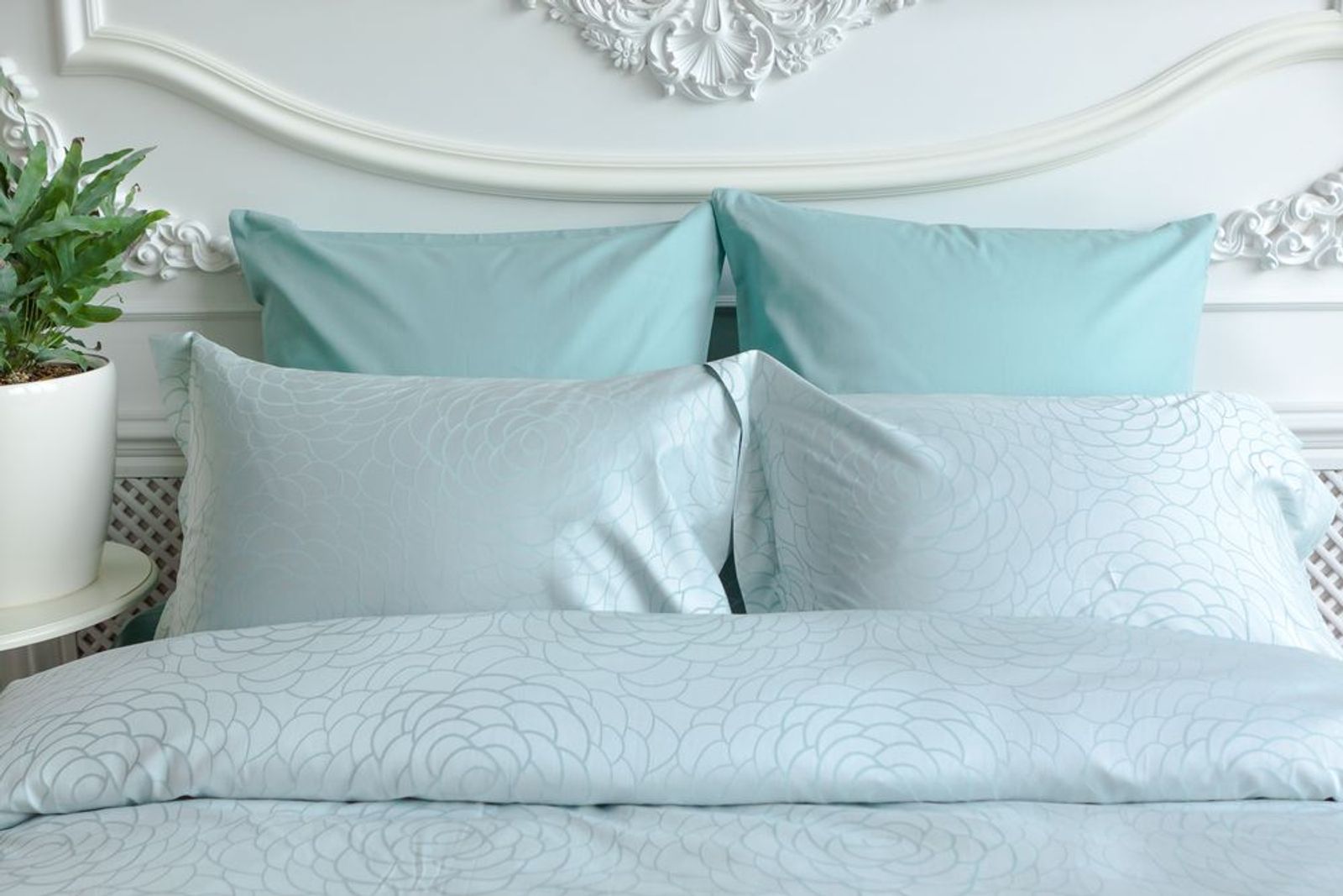 Простыня Azur Palette Grass 240х260 вид 2