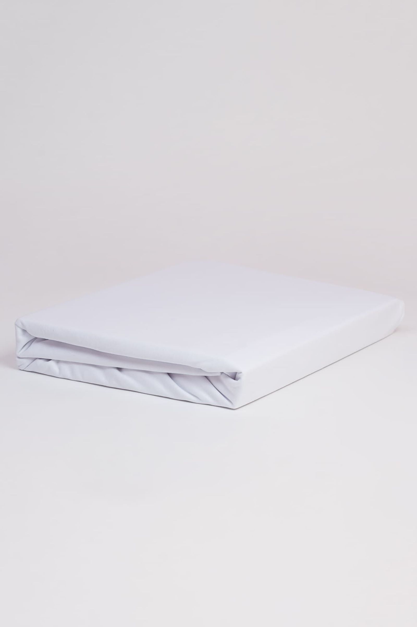 Простыня на резинке NOBLE TRADITIONS JERSEY WHITE GRASS 160x200x40 вид 3