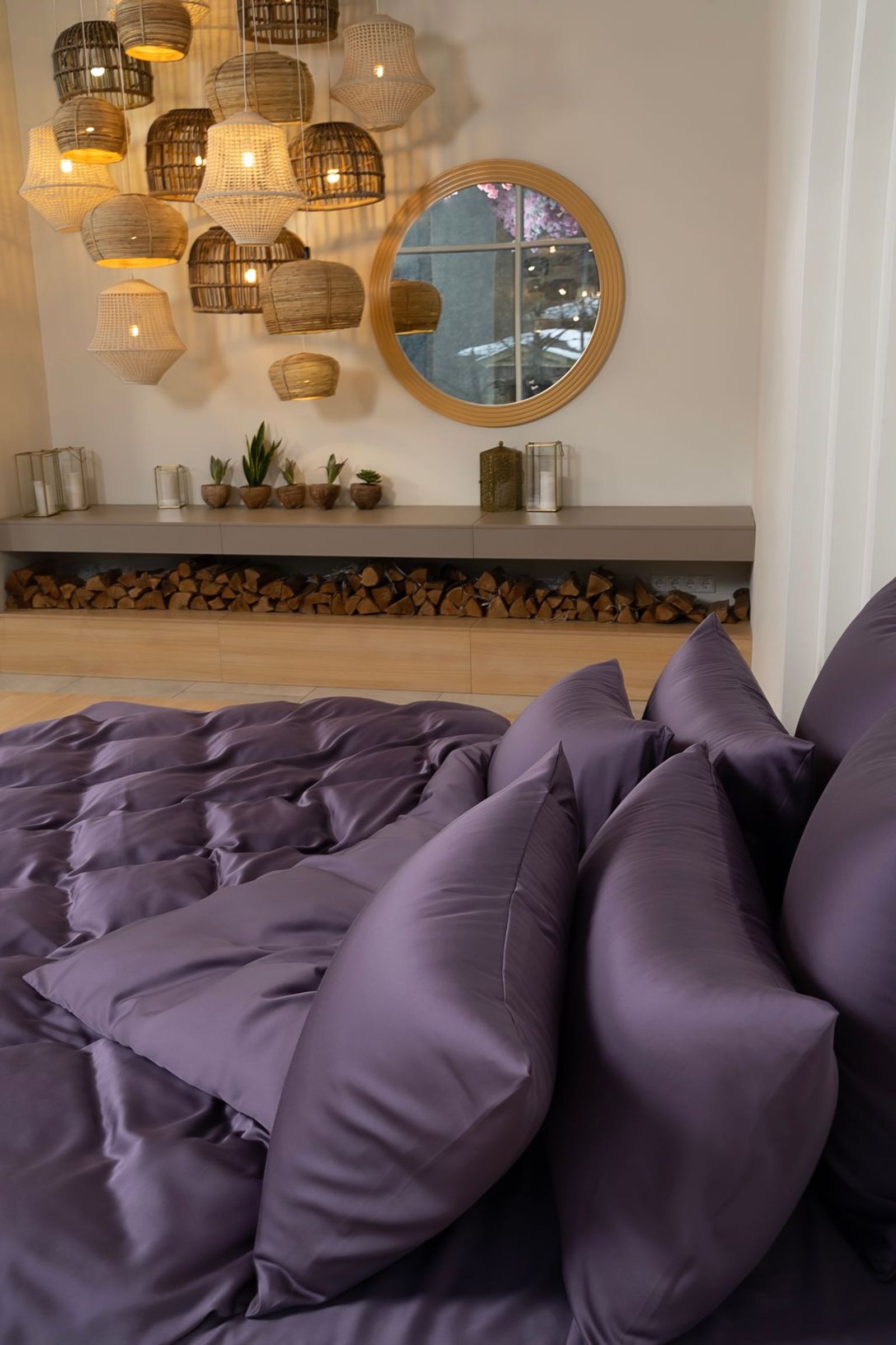 Простыня на резинке Violet Brilliant Grass 200х200х40 вид 3