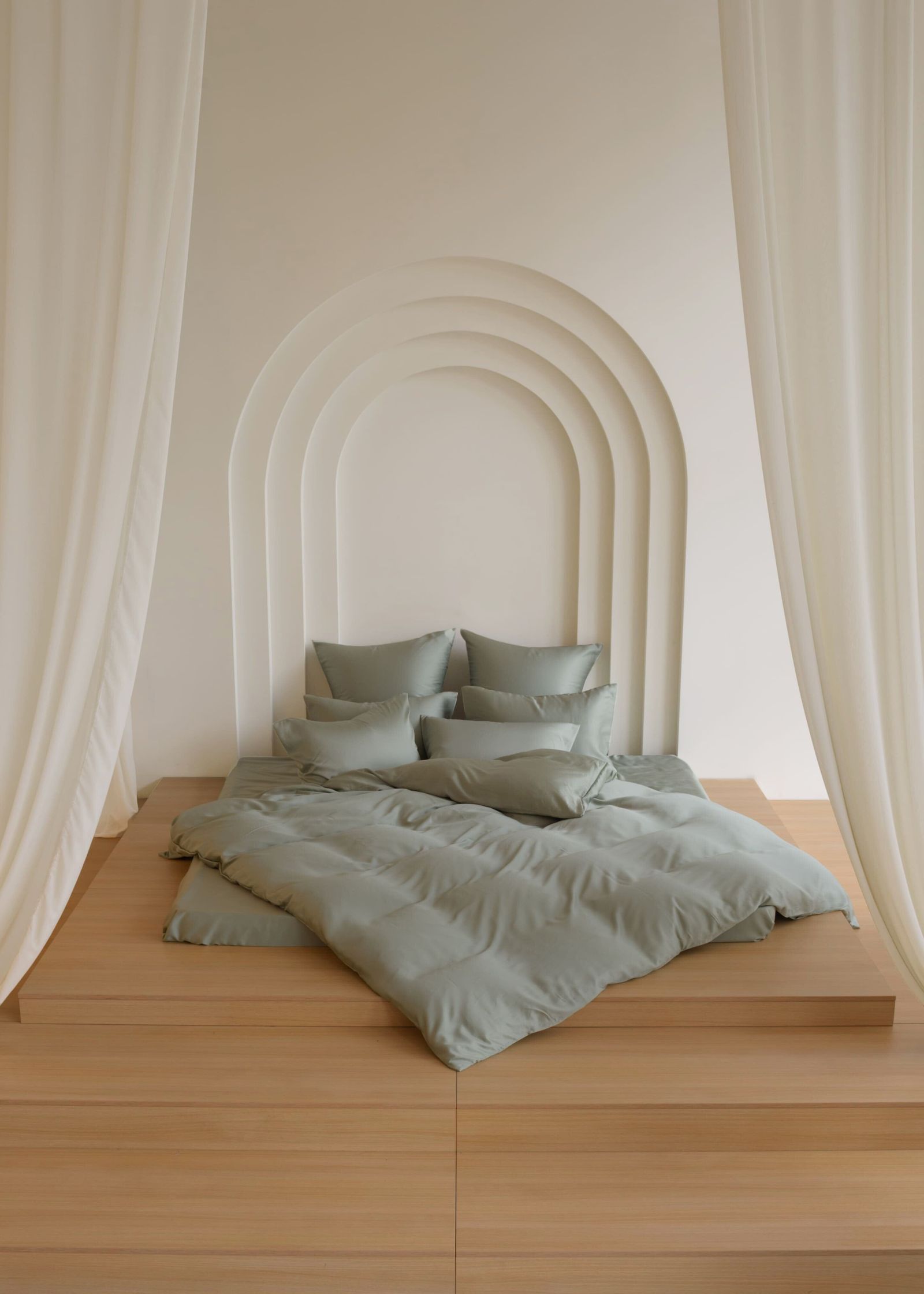 Постельное белье Olive Brilliant Grass Семейный вид 2