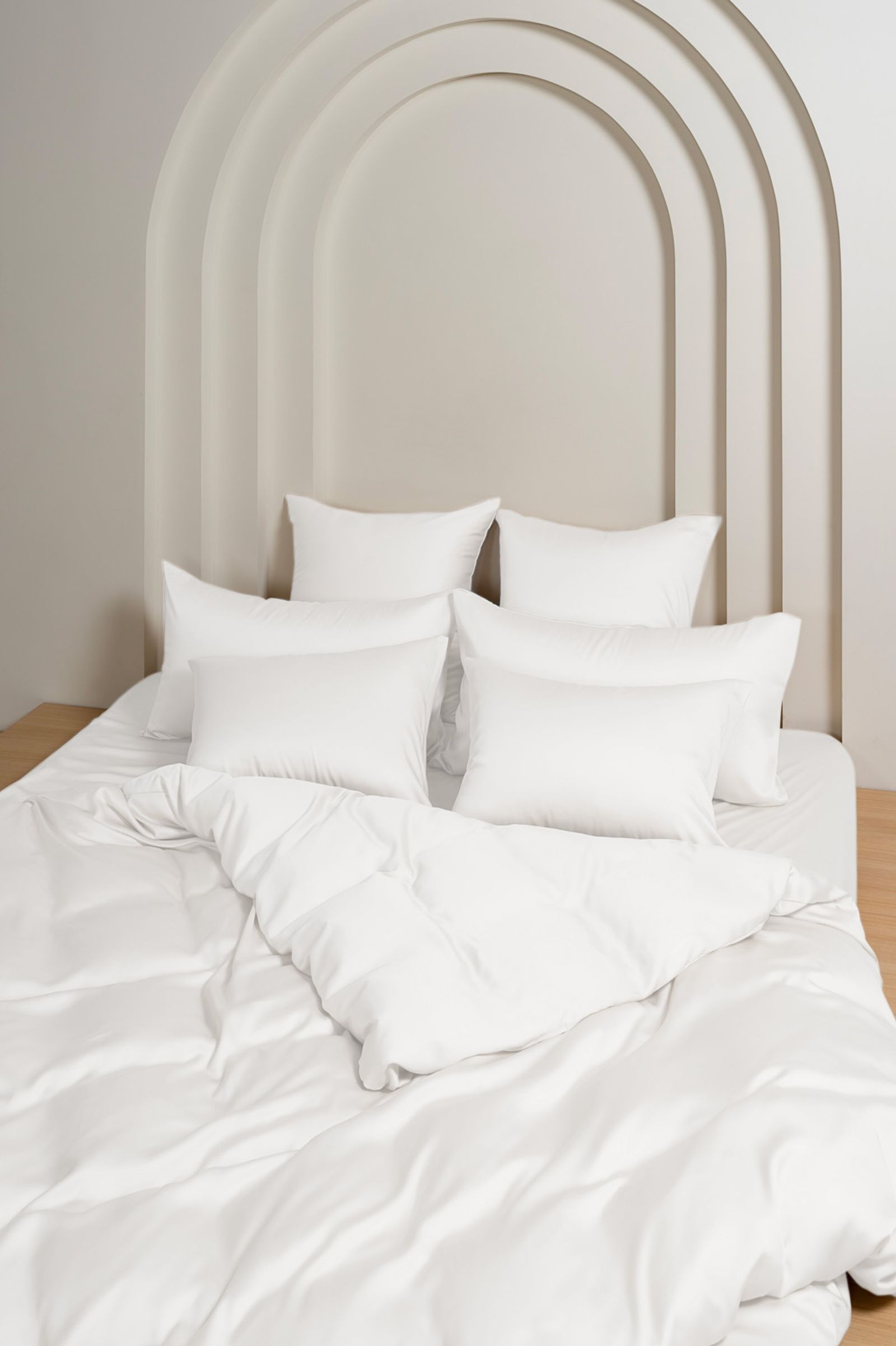 Простыня на резинке Arctic White Brilliant Grass 200х200х40 вид 5