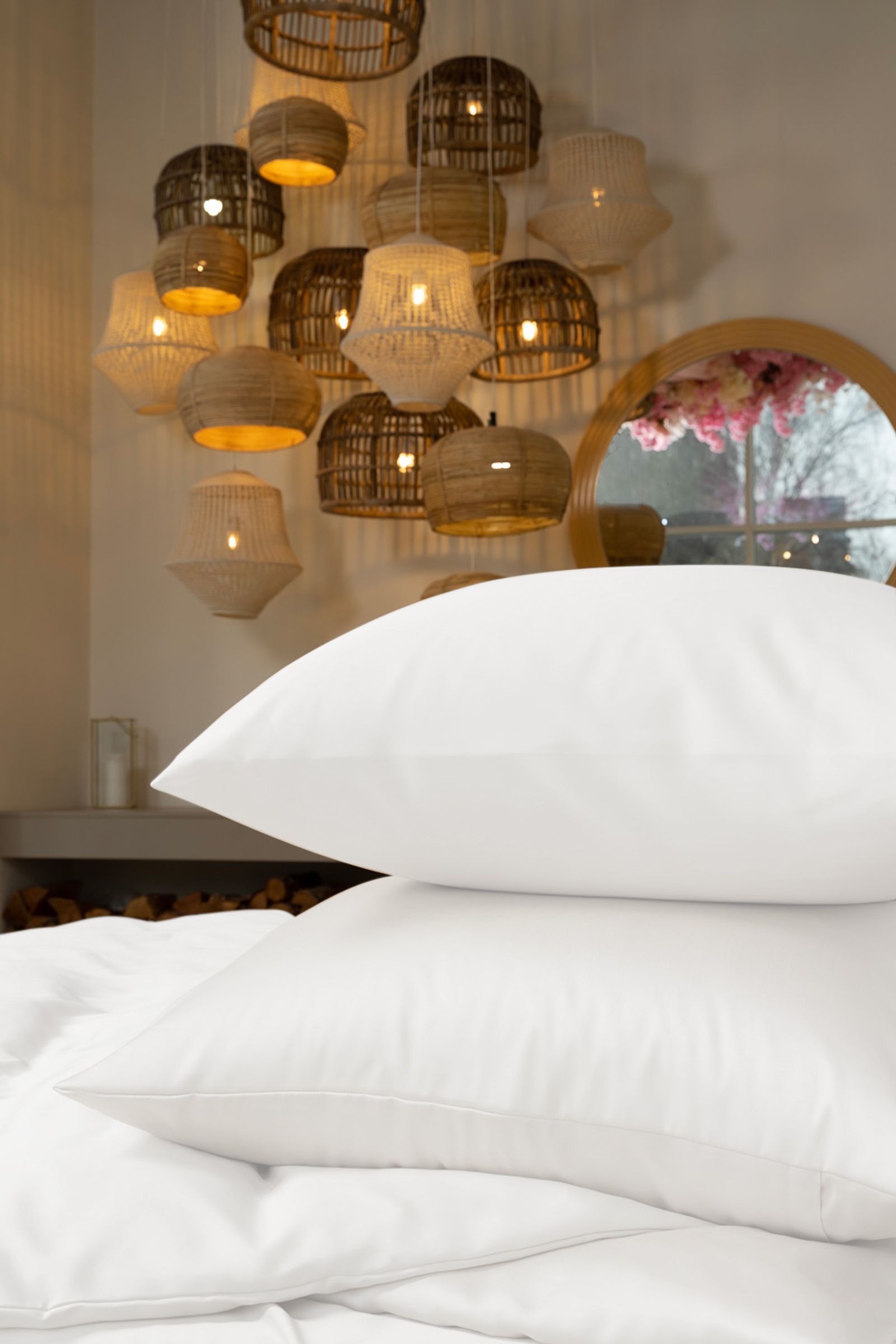 Простыня на резинке Arctic White Brilliant Grass 200х200х40 вид 6