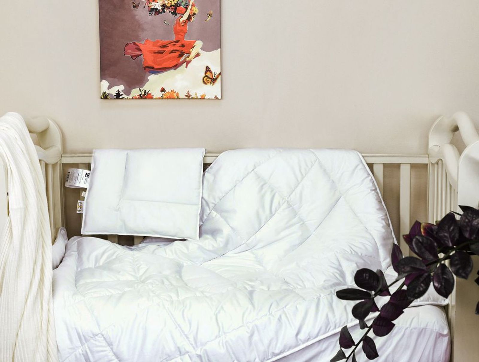 Набор BABY COTTON GRASS всесезонное одеяло 100x135 / подушка 40x60