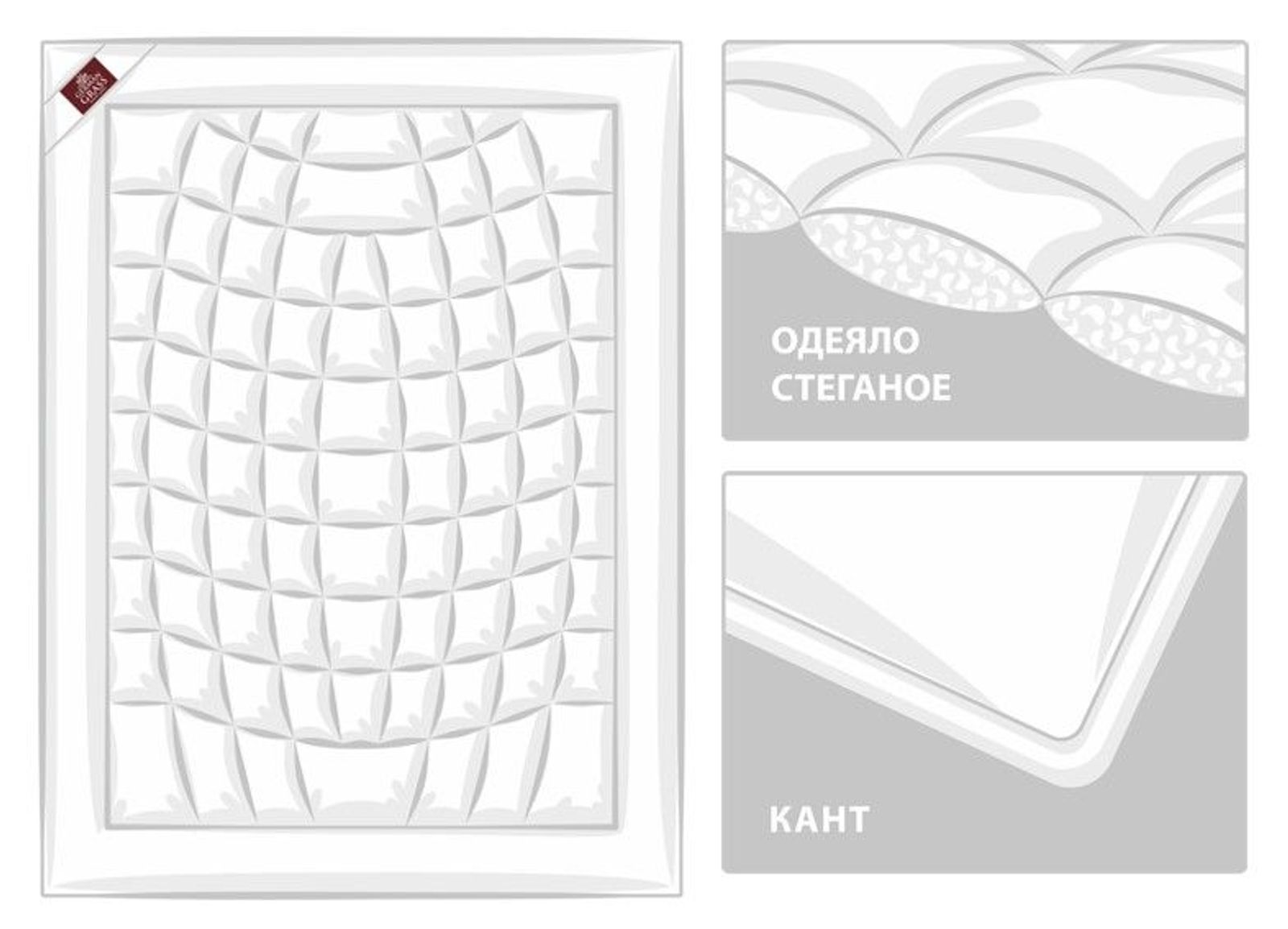 Одеяло BABY BAMBOO GRASS всесезонное 100x135 вид 5