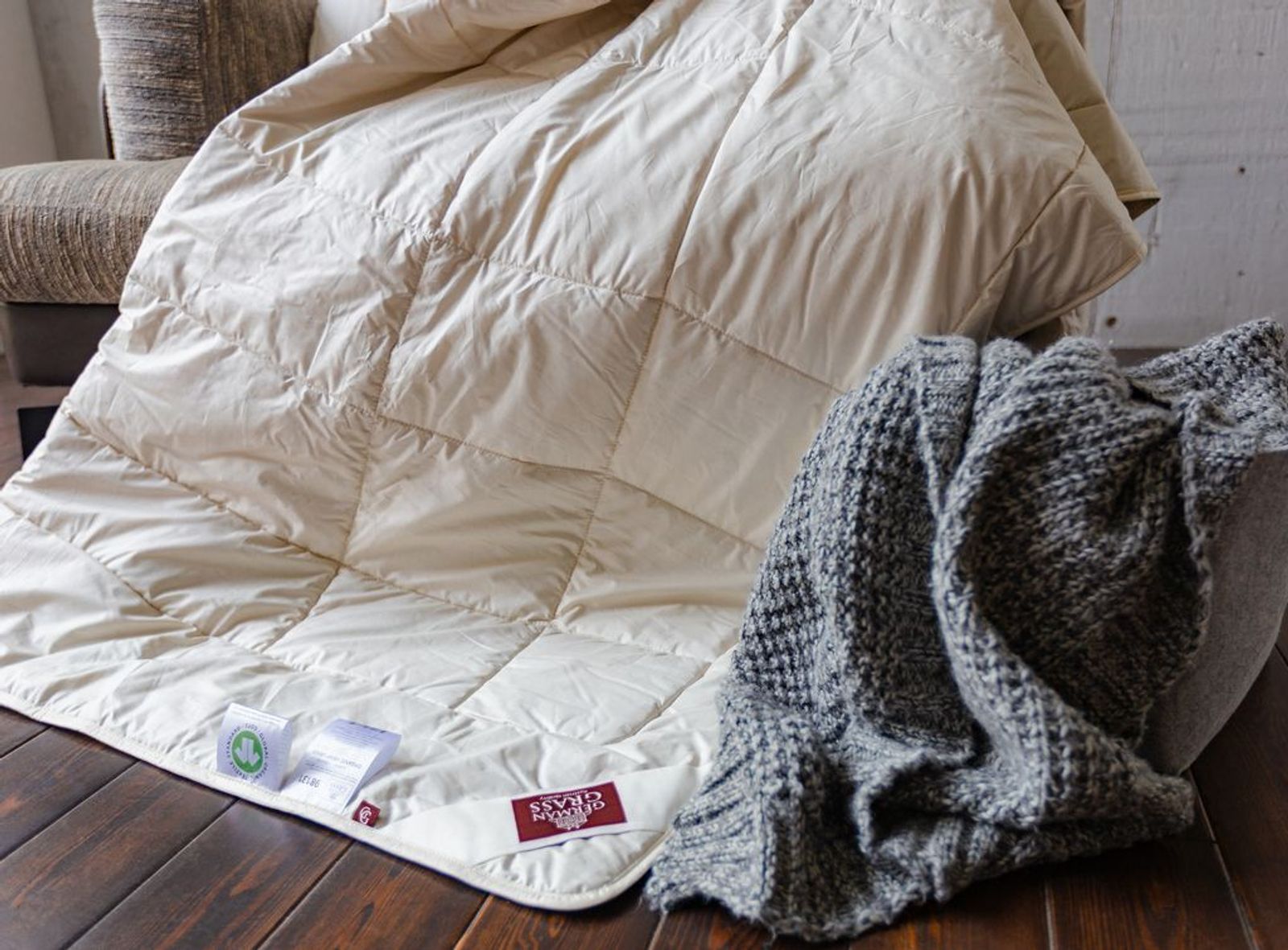 Одеяло ORGANIC HEMP GRASS легкое 160x220 вид 4