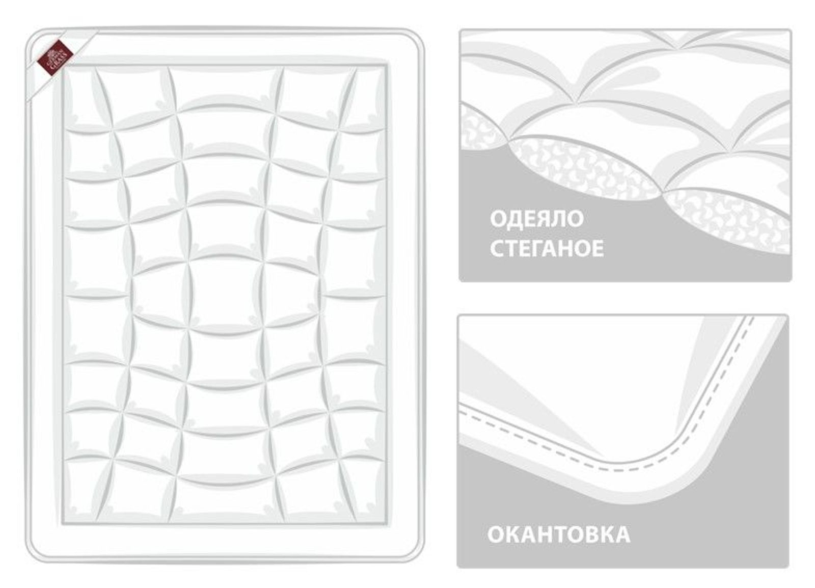 Одеяло ORGANIC HEMP GRASS легкое 160x220 вид 7