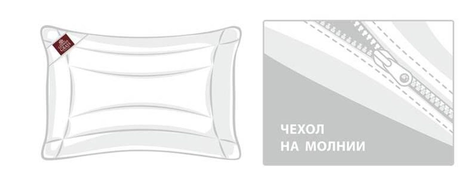Подушка NON-ALLERGENIC PREMIUM GRASS регулируемая 50x68 вид 8