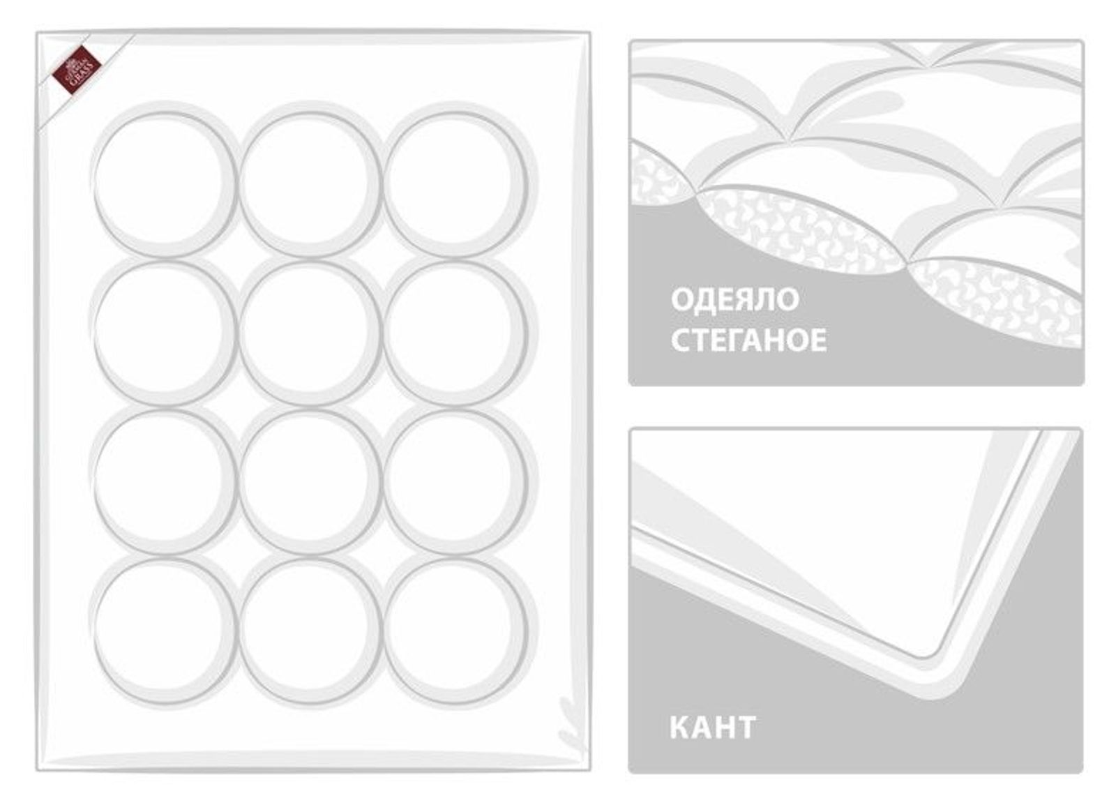 Одеяло DOUBLE TENCEL GRASS всесезонное 160x220 вид 10