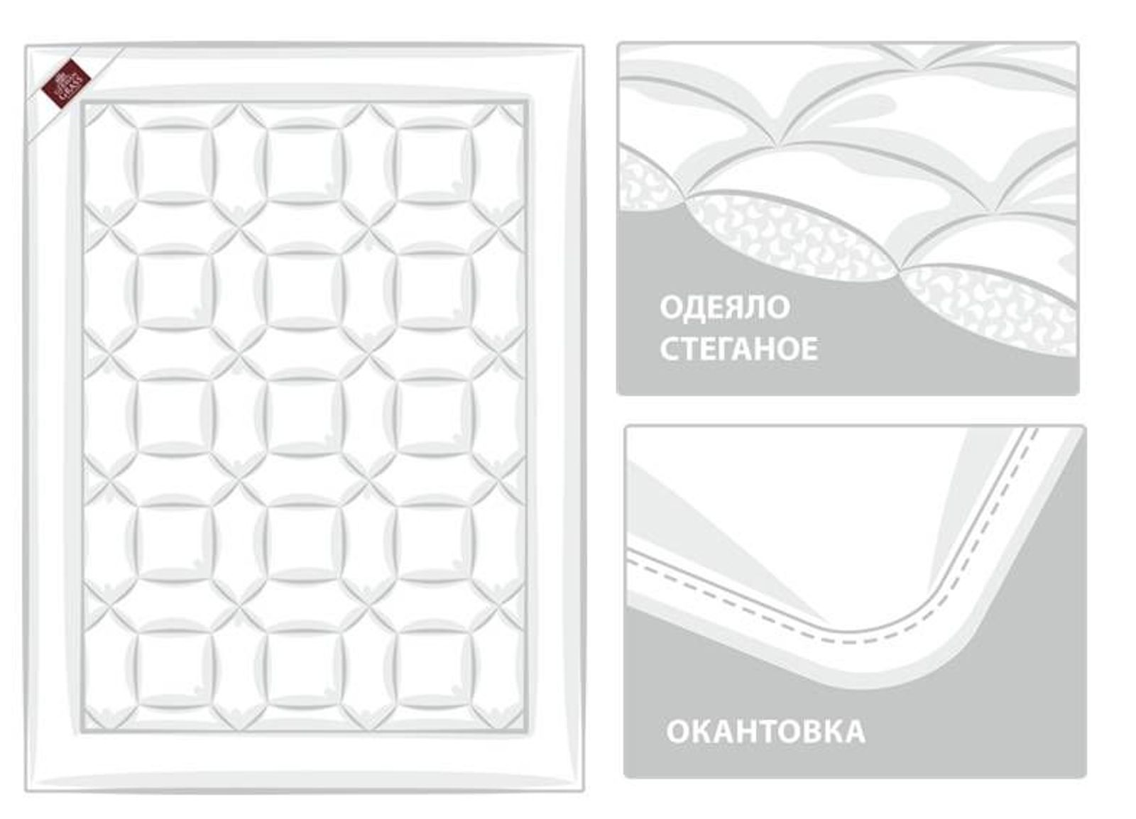 Одеяло MERINO WOOL GRASS всесезонное 200x200 вид 9