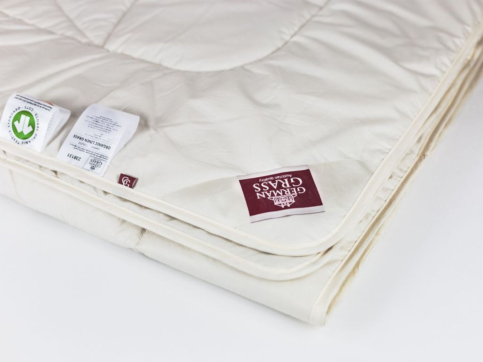 Одеяло ORGANIC LINEN GRASS легкое 240x220 вид 5