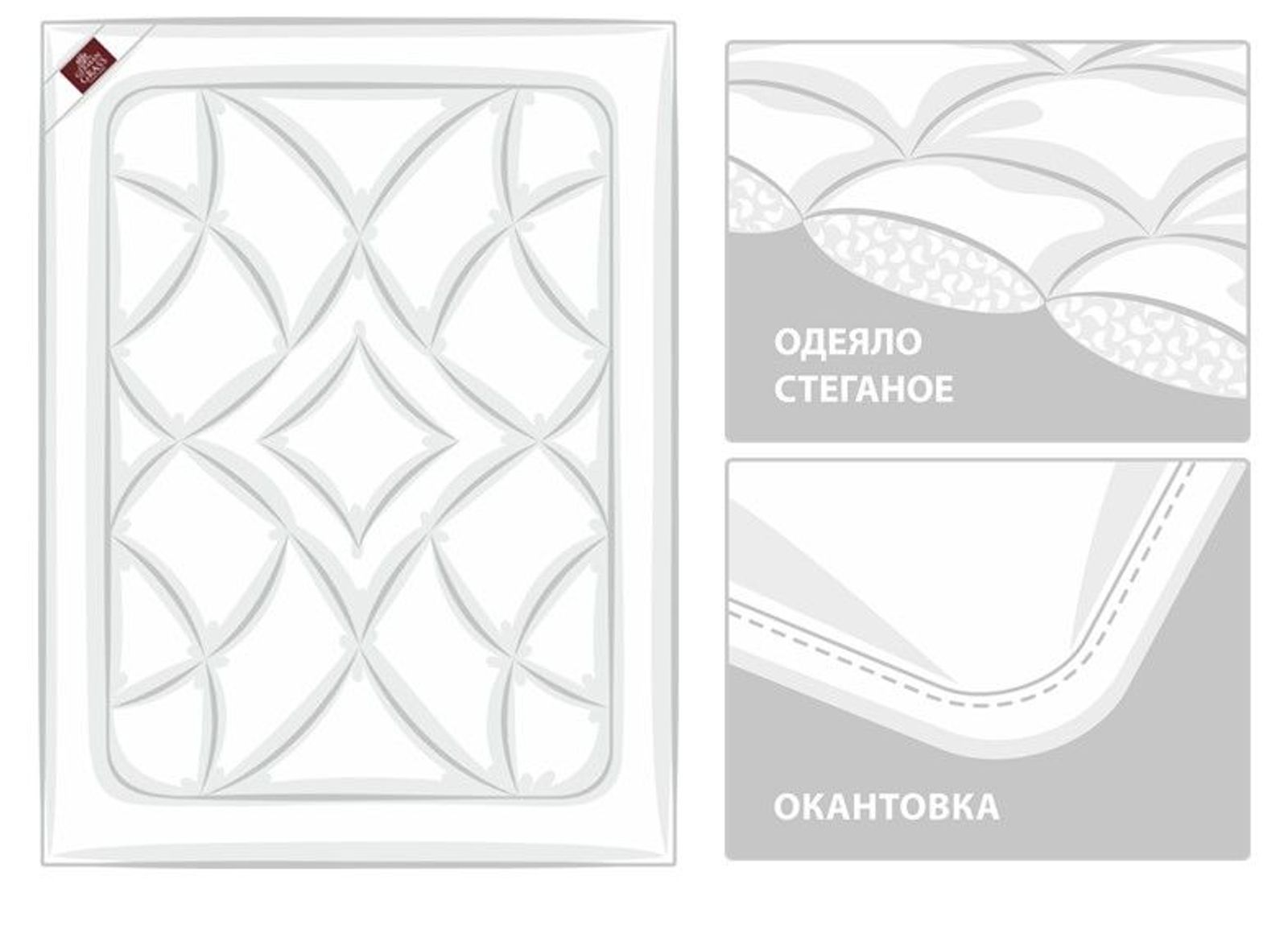 Одеяло ORGANIC LINEN GRASS легкое 240x220 вид 7