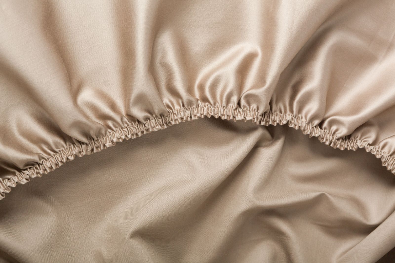 Постельное белье Caramel Beige Allure Grass Евро простыня на резинке вид 9