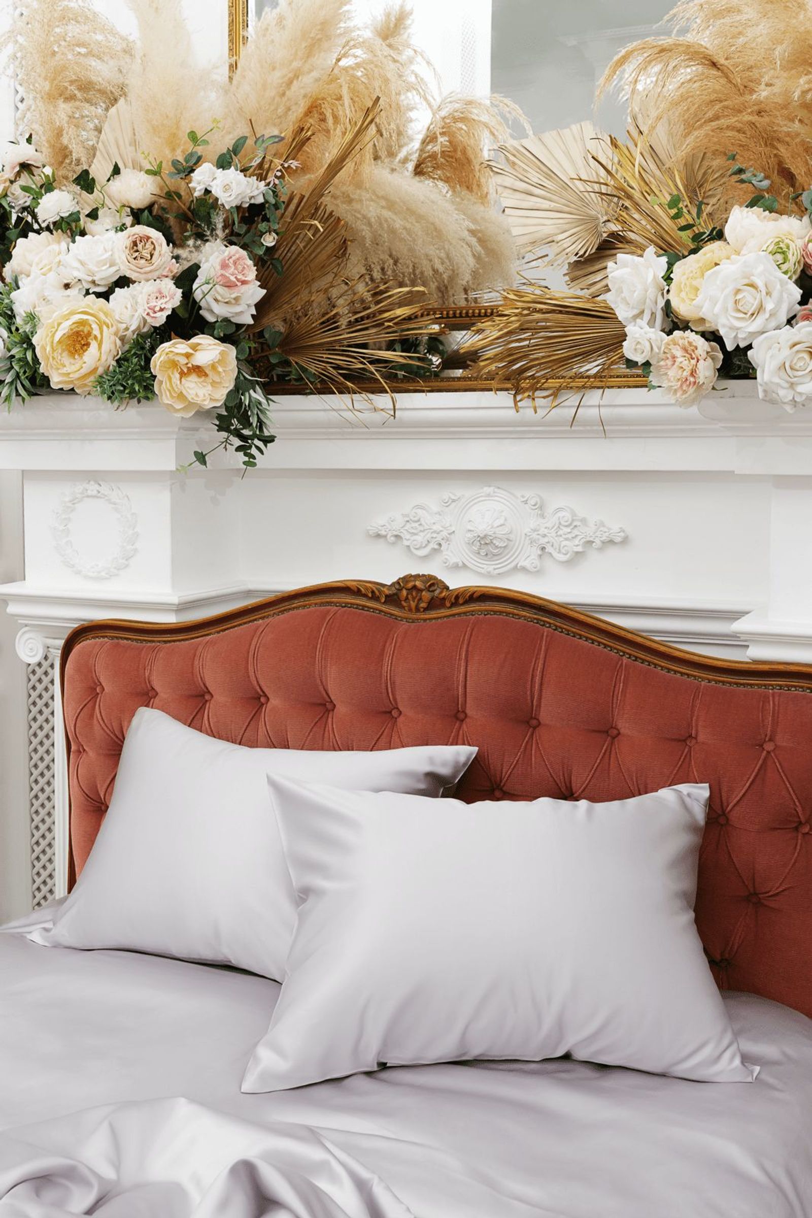 Простыня SILVERY GREY GRASS 260x280 вид 6