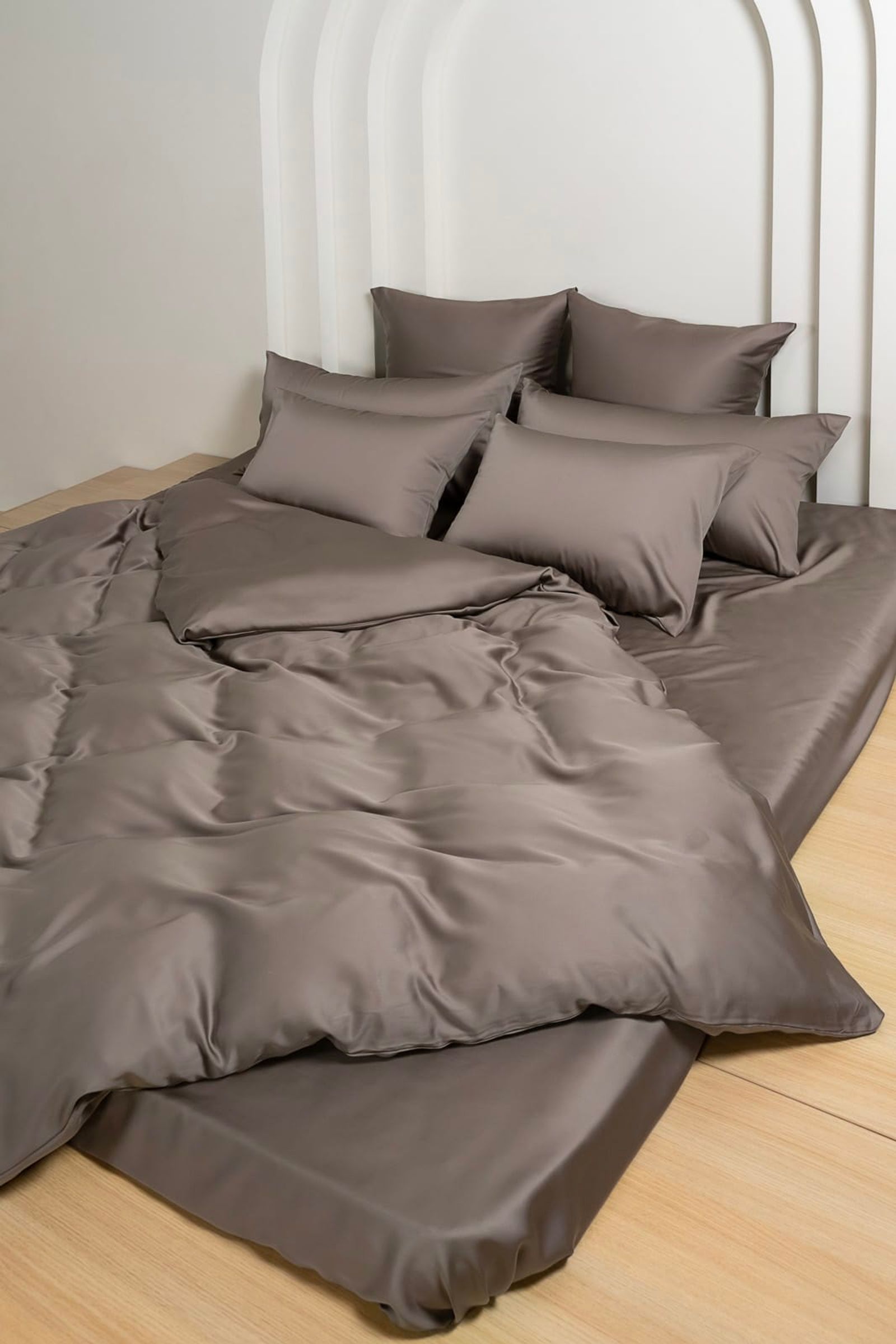Простыня на резинке Havana Brown Brilliant Grass 200х200х40 вид 4