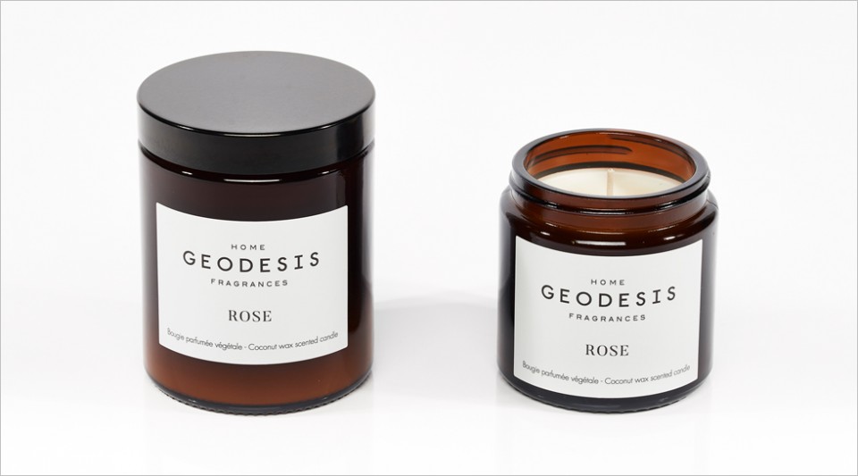 Rose Свеча ароматическая 100% натуральный воск из кокоса и абрикосовых косточек 150 гр, время горени вид 2