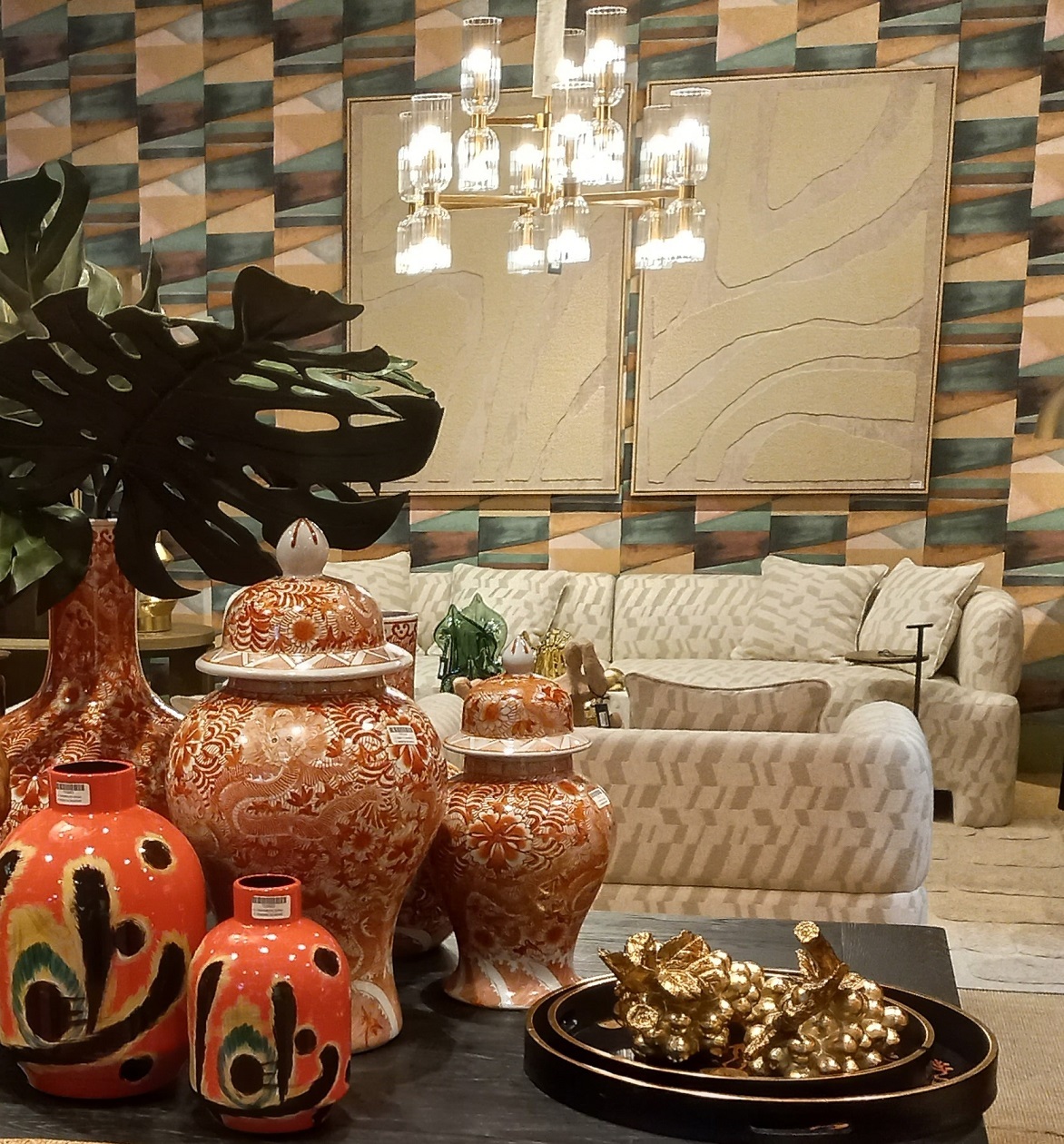 SAKURAПоднос круглый большой D46x4,5h вид 4