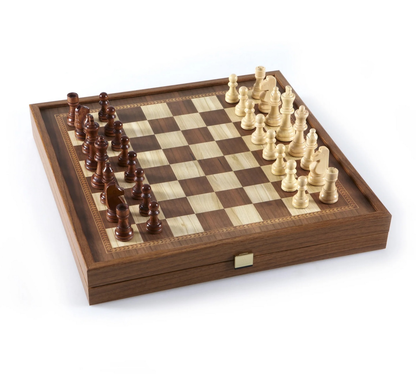 Chess/BackgammonШахматы и нарды 41х41 см орех вид 2