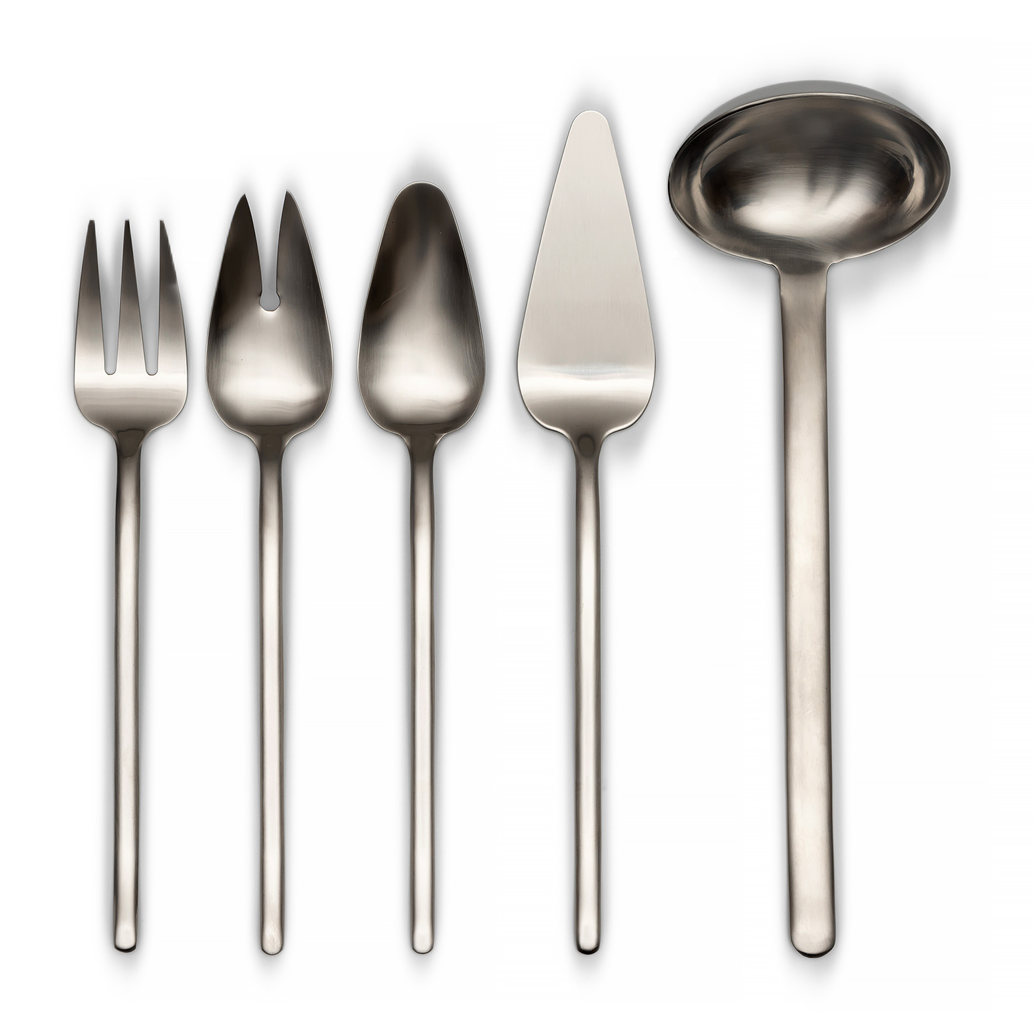 STICK SERVING SET MATНабор из 5 предметов , матовый, (половник, сервировочные вилка, ложка, ложка д
