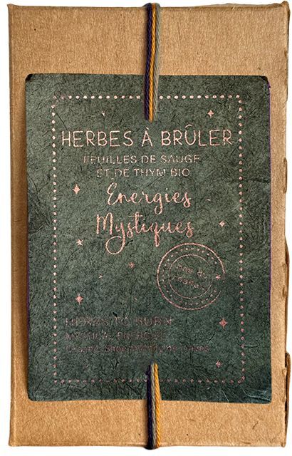 ENERGIE Ароматические травы для фумигации интерьера, заряжающие энергией, 100% листья шалфея и тимья