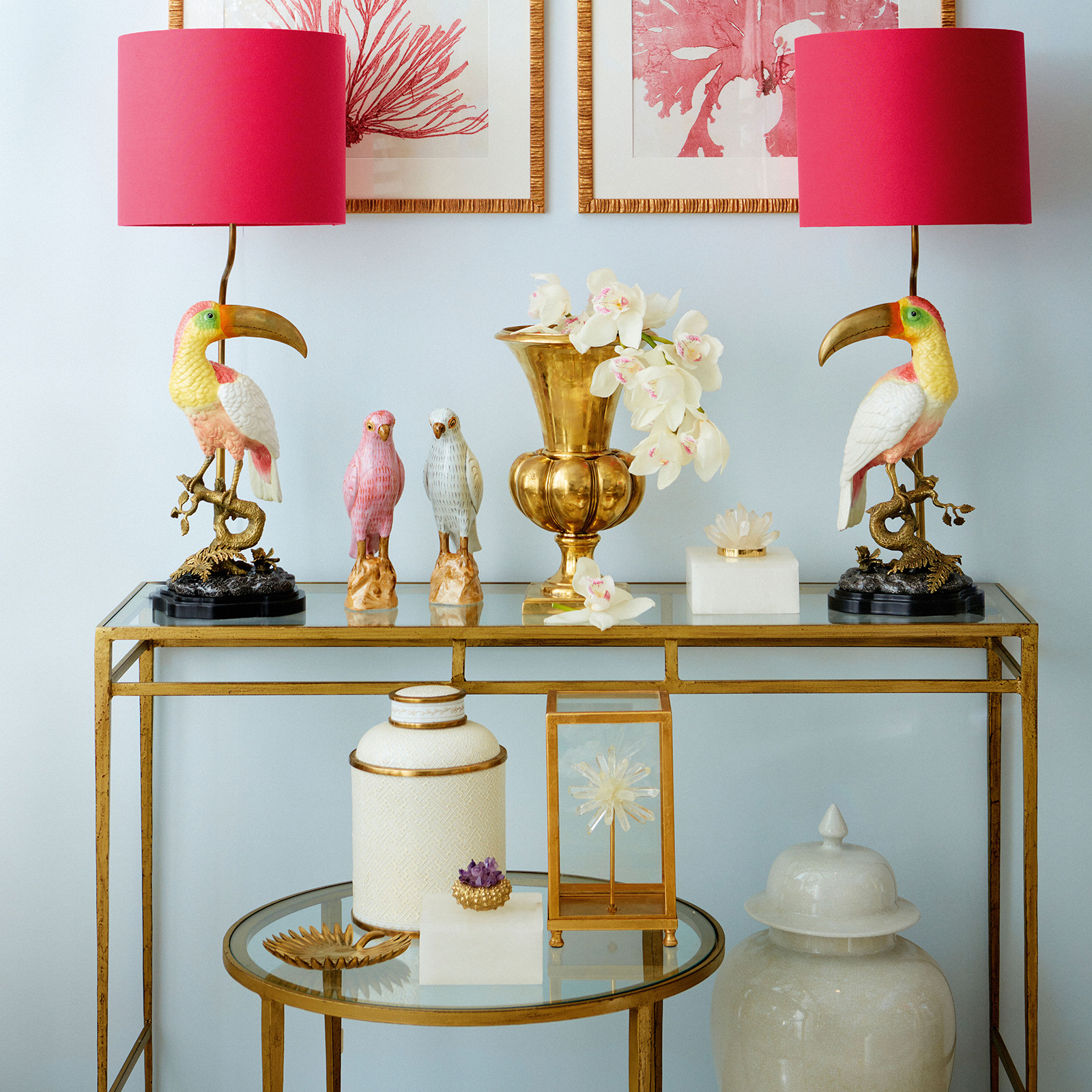 Ваза, цвет золото, 20х20 Н. 38, металл вид 3