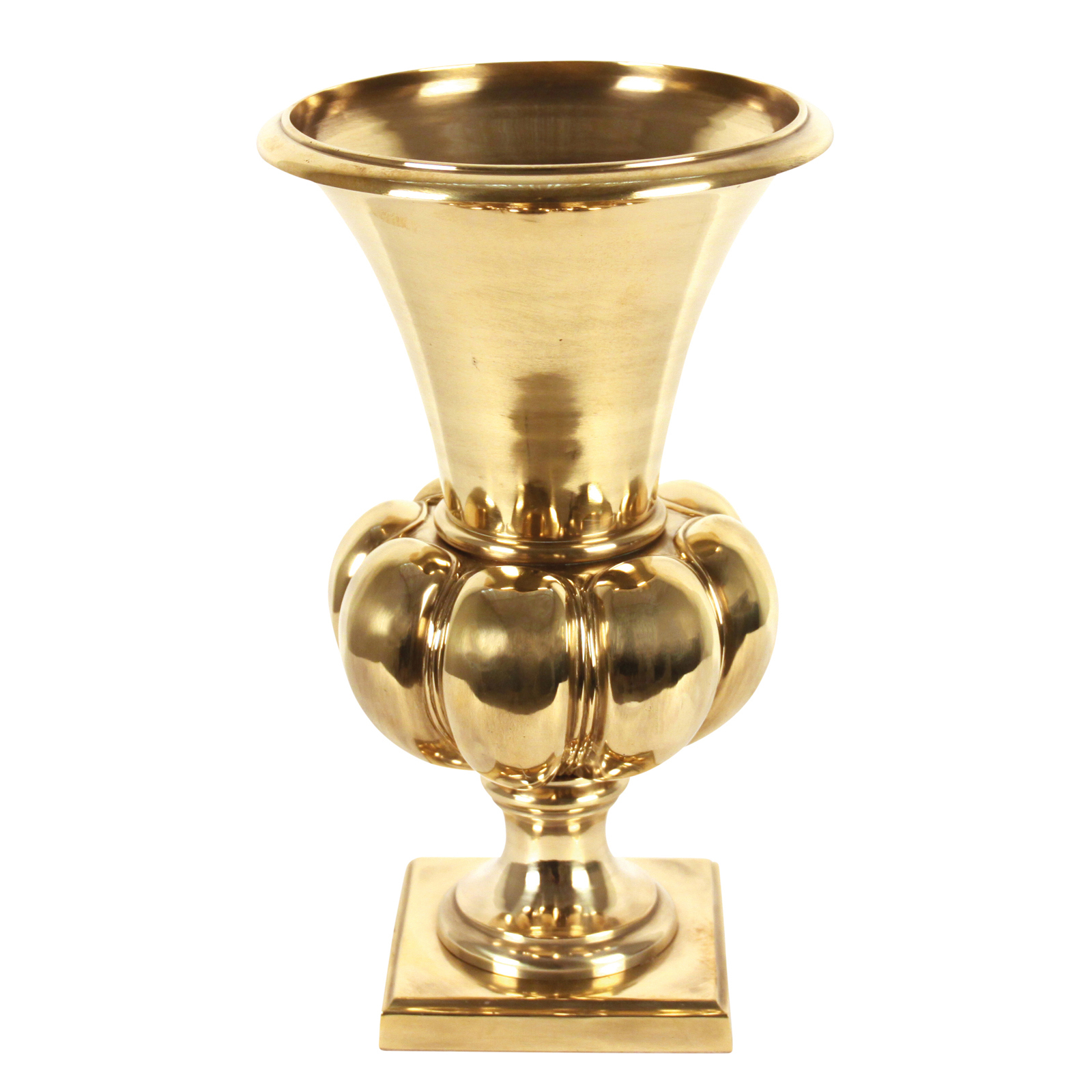 Ваза, цвет золото, 20х20 Н. 38, металл вид 4