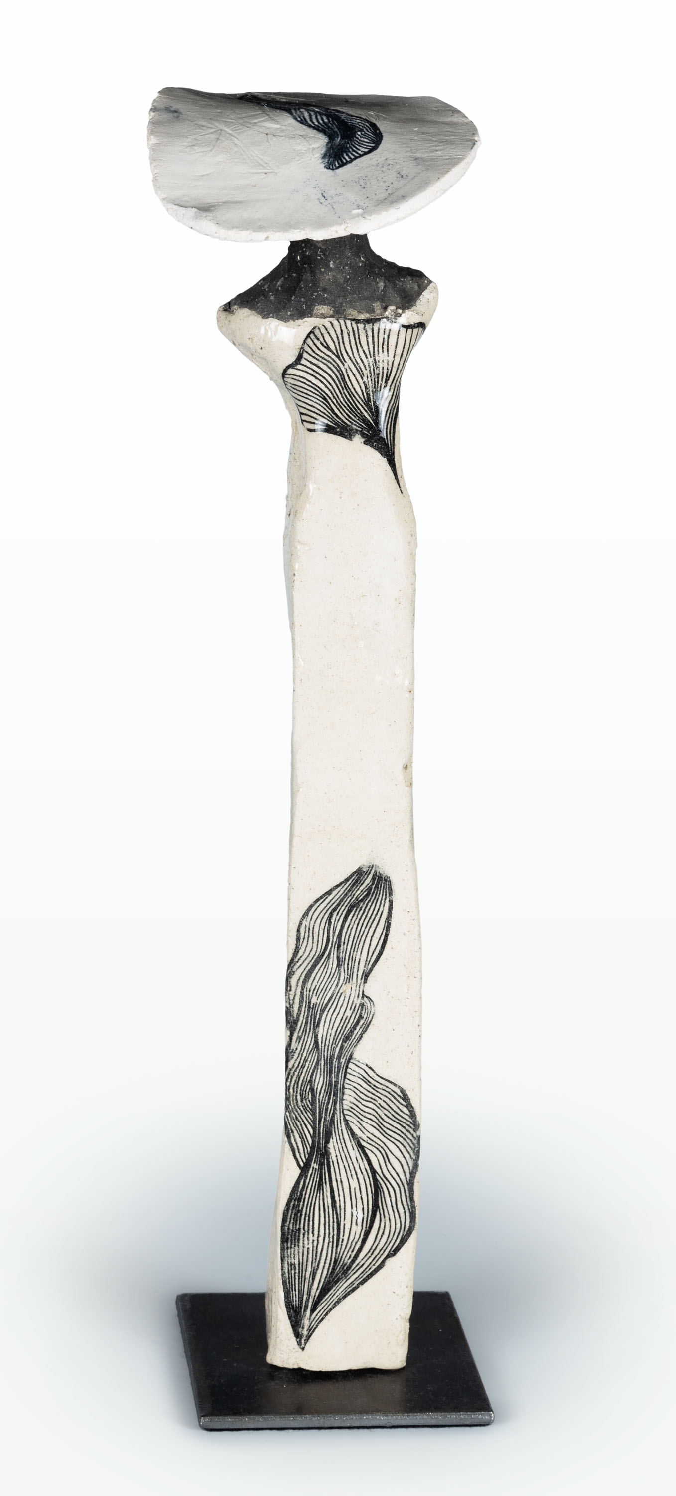 DRAPEEФигура женщины, керамика, японская техника Raku, 35 см