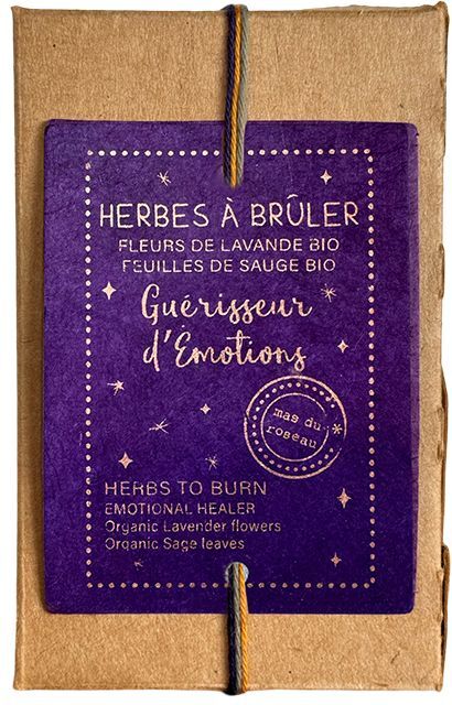 DETENTE Ароматические травы для фумигации интерьера, успокаивающие, 100% листья шалфея и лаванды