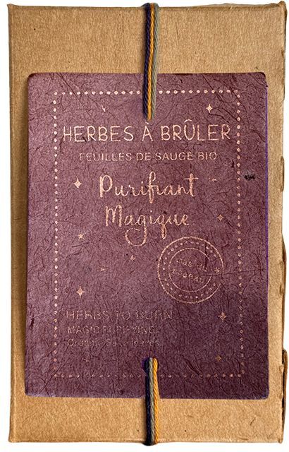 PURIFIANT Ароматические травы для фумигации интерьера, очищающие, 100% листья шалфея