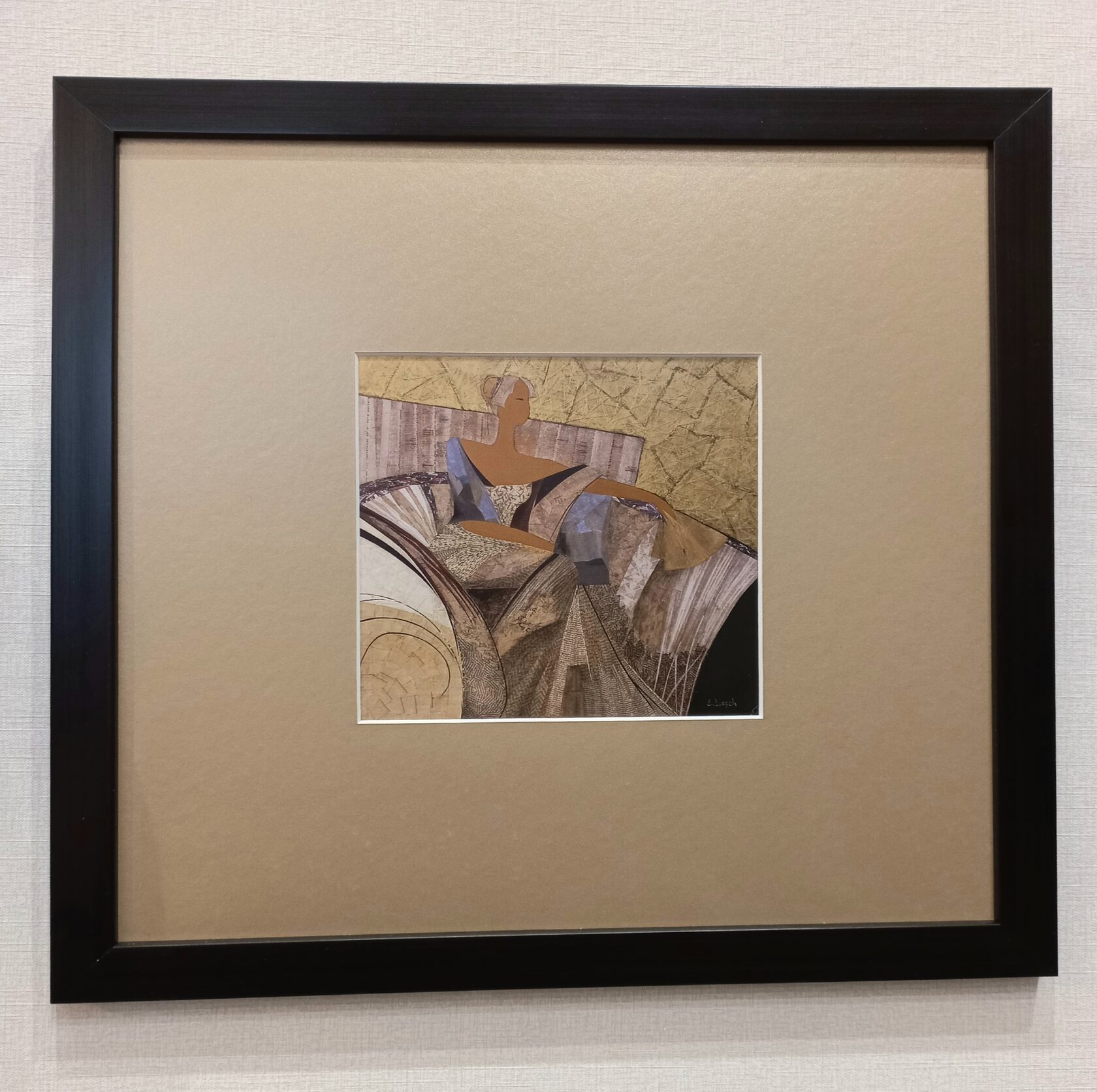 ПАННО 3Декоративное панно, 40х40 см, рамка дерево, паспарту