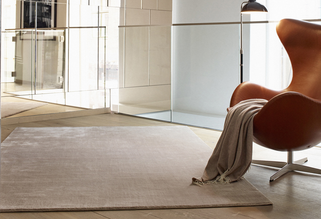 EARTH BAMBOO NOUGAT ROSEКовер 200х300, высота ворса 11-12 мм, 3,75 кг/м2 ручная работа, цвет бледн