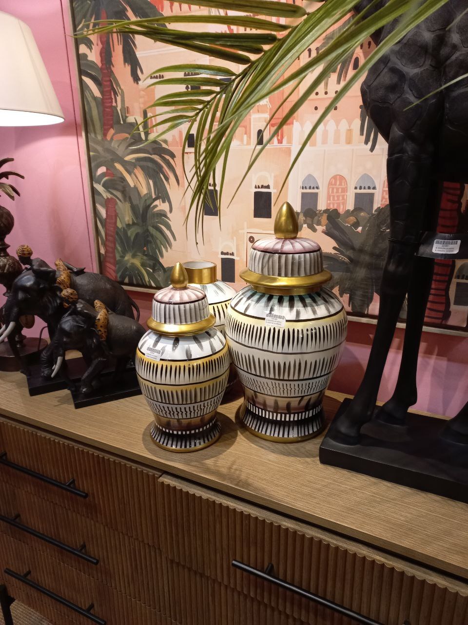 SOWETOВаза с крышкой , D20x37h, керамика