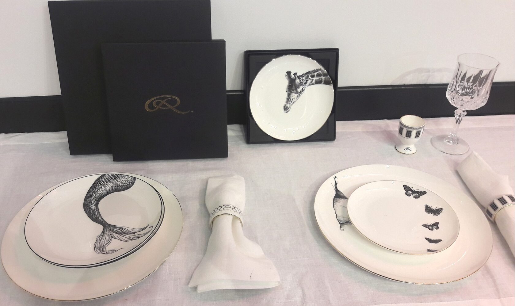 Держатель кольцо для салфеток Rory Dobner BUZZING BEE, фарфор вид 2