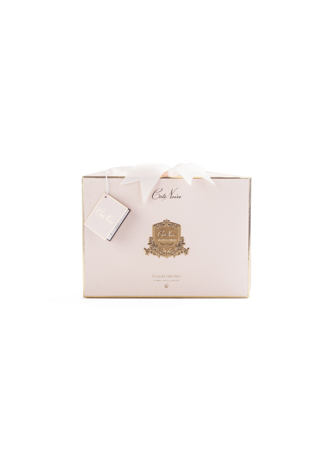 GIFT PACK CHARENTE ROSE Подарочный набор (диффузор 100мл, бутон розы, 2 спрея по 10 мл, свеча 75гр) вид 2