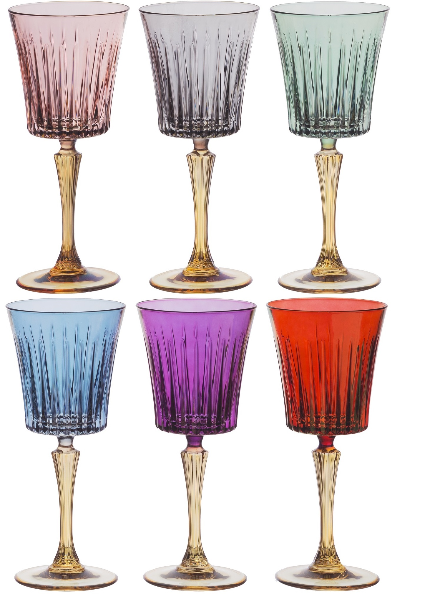 DOMINAНабор бокалов для вина 6шт, хрустальное стекло, H 21 вид 1