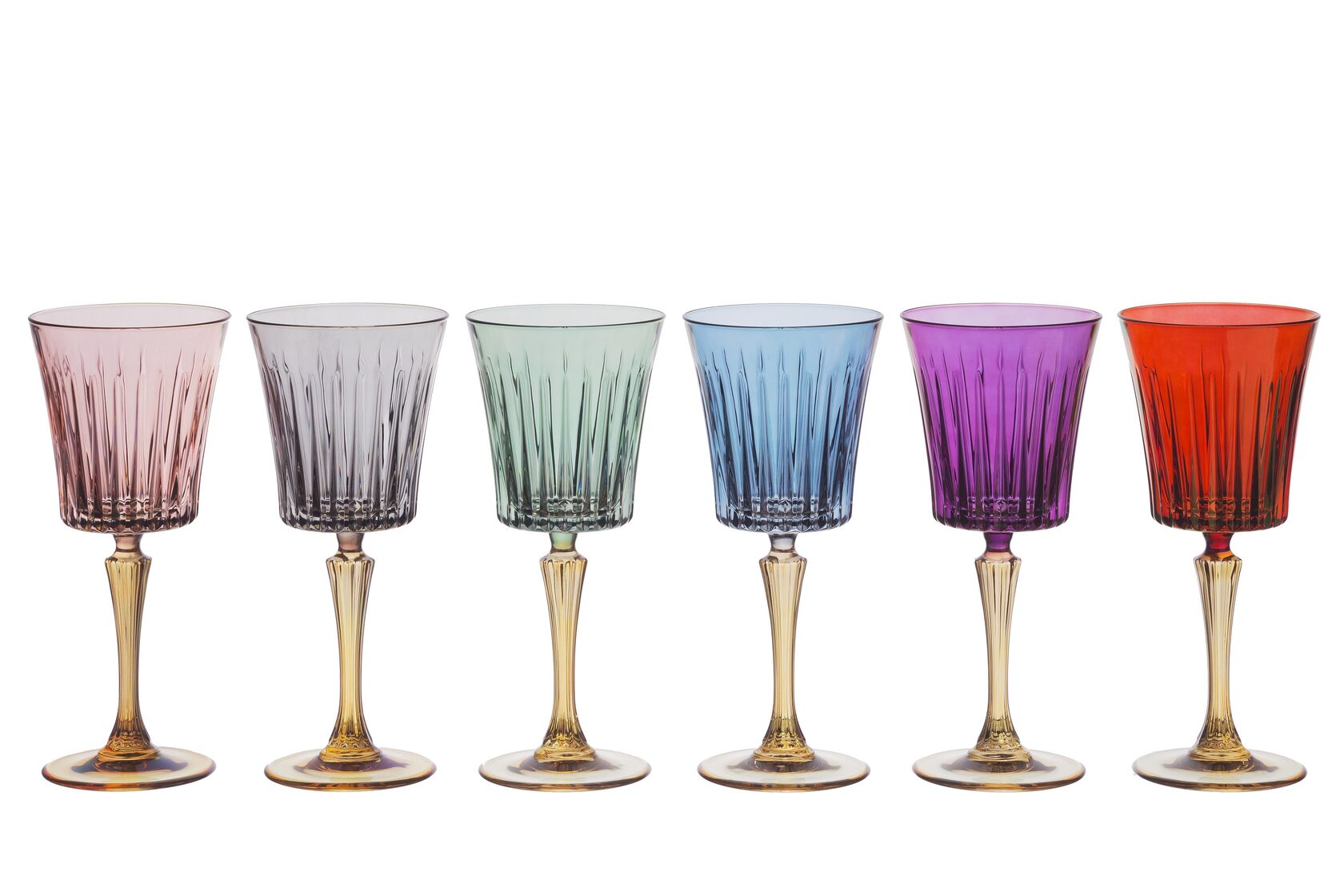 DOMINAНабор бокалов для вина 6шт, хрустальное стекло, H 21 вид 2