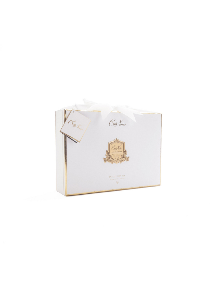 GIFT PACK BLONDE VANILLA Подарочный набор (диффузор 100мл, бутон розы, 2 спрея по 10 мл, свеча 75гр) вид 3