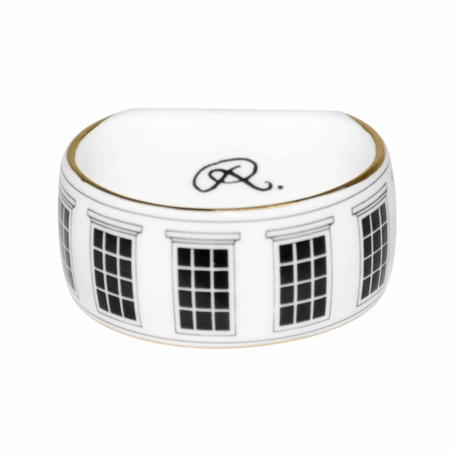 Держатель кольцо для салфеток Rory Dobner BEAUTIFUL BUILDINGS WINDOWS, фарфор вид 2