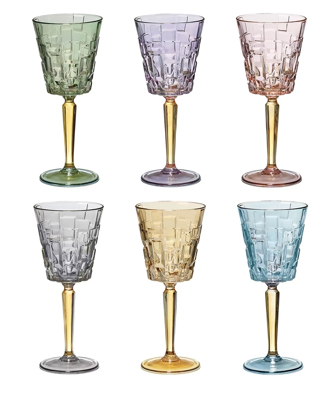 SQUARE STEMWAREНабор бокалов для вина 6шт, хрусталь, H 18,5