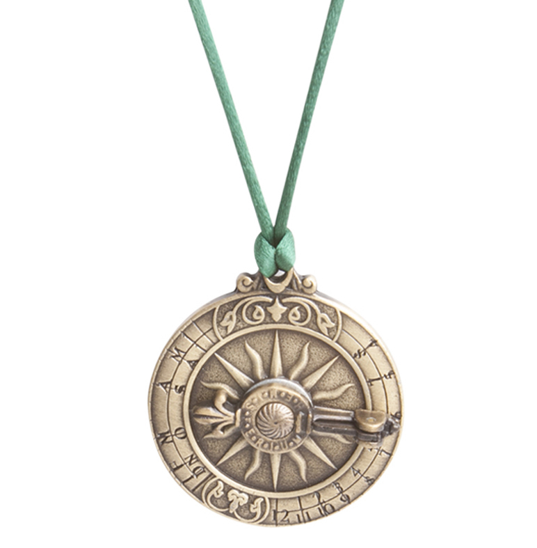 Подвеска солнечные часы Hemisferium Hanging Philip 2nd Sundial диам 4,5 см толщина 4 мм , бронза